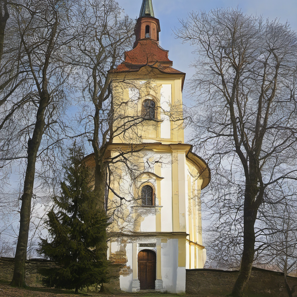 Historická podoba – Kostel svatého Václava (Boseň)