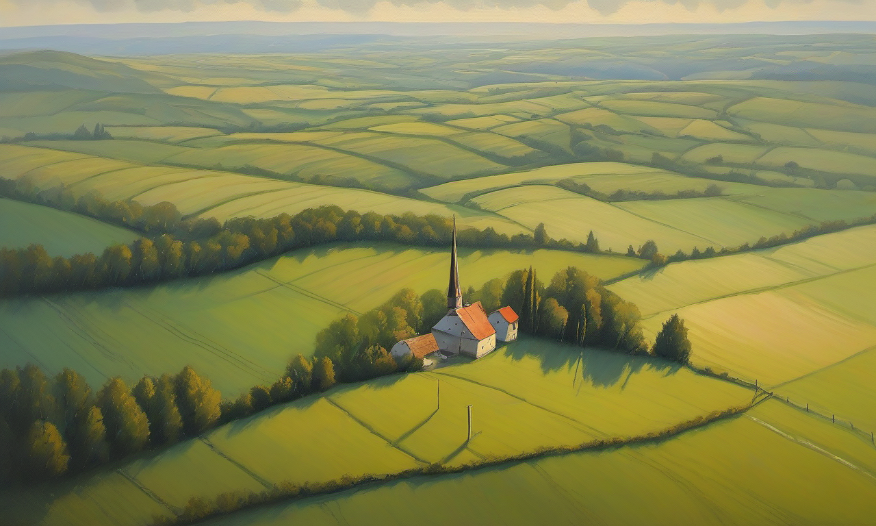 kostel svatého Václava (Světlá nad Sázavou) – aerial