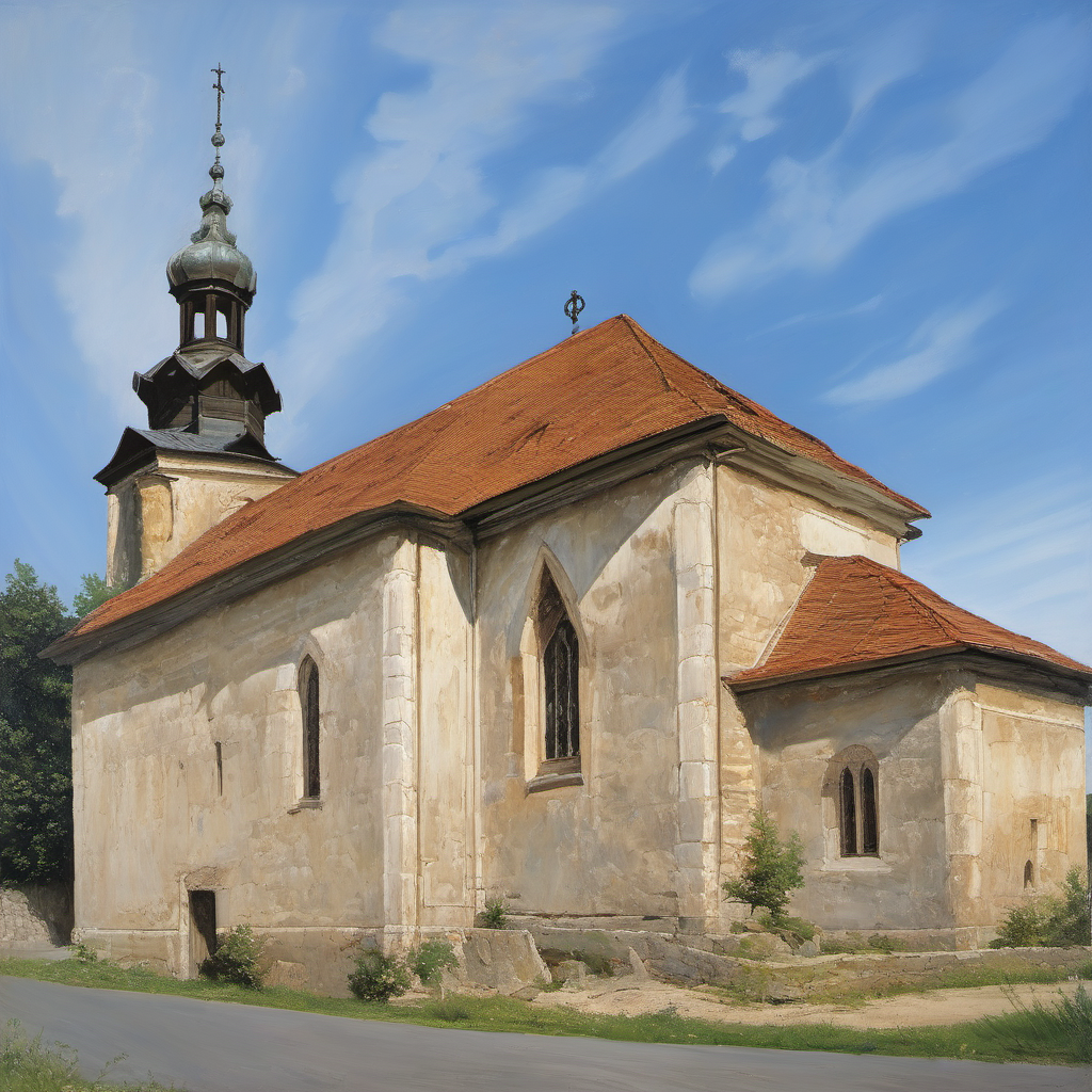 Historická podoba – Kostel svatého Václava (Velká Černoc)
