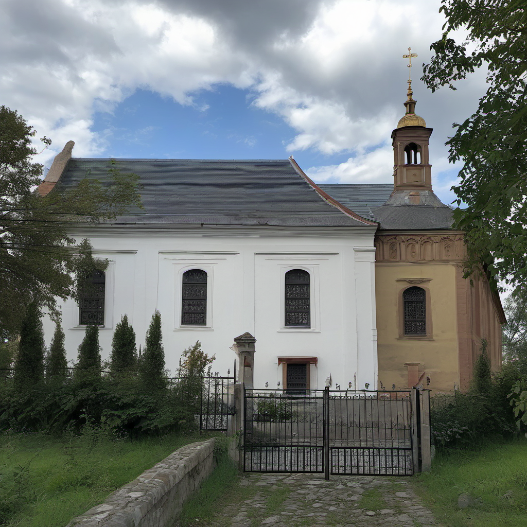 Historická podoba – Kostel svatého Valentina (Novosedlice)