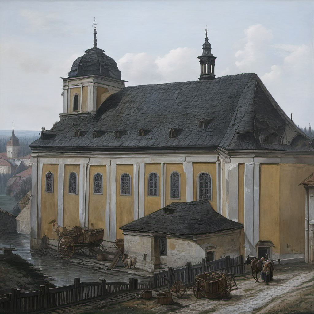 Historická podoba – Kostel svatého Vavřince (Nová Hradečná)