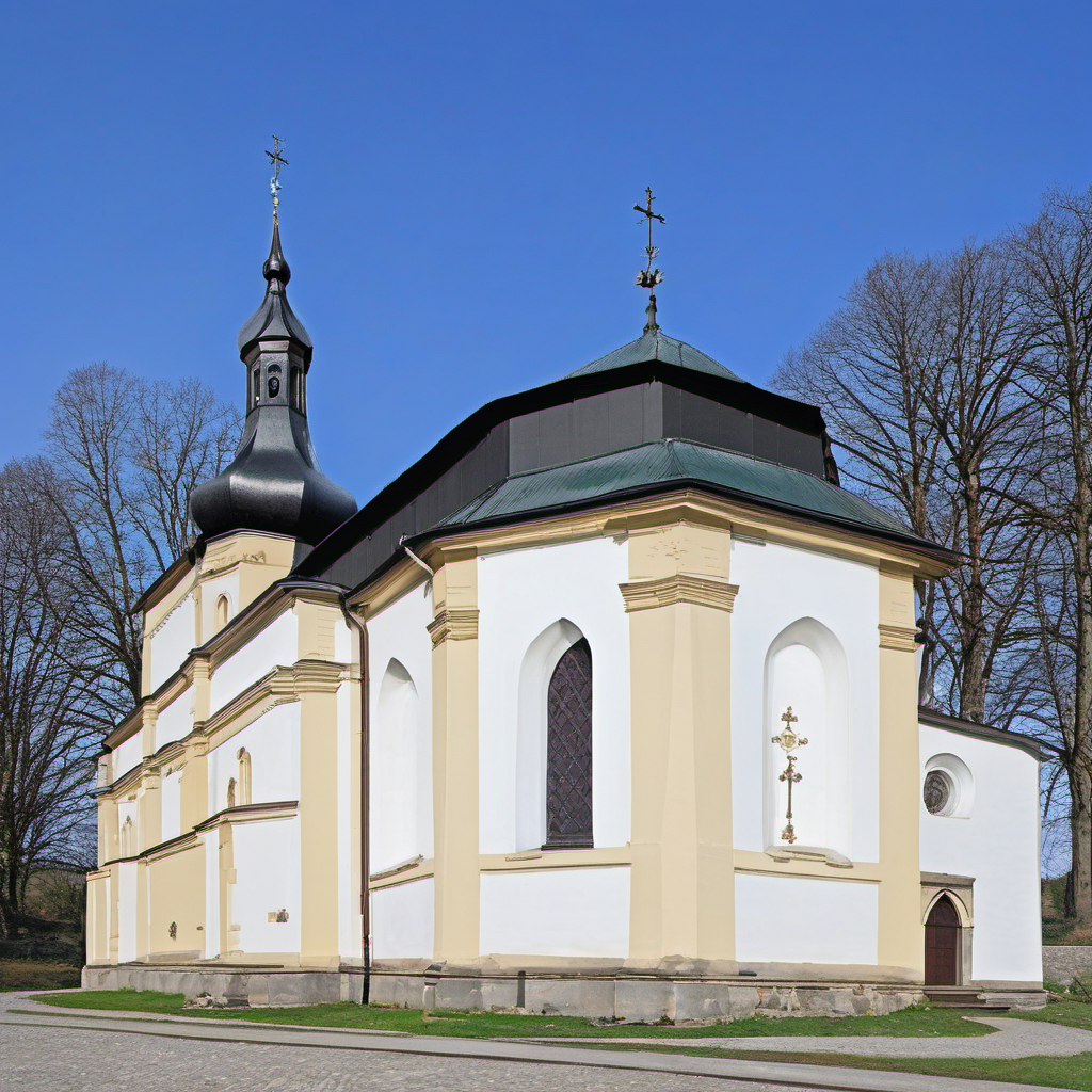 Historická podoba – kostel svatého Vavřince (Rynárec)