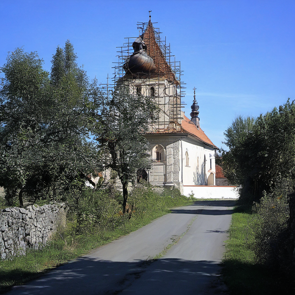 Historická podoba – kostel svatého Vavřince (Svinčany)