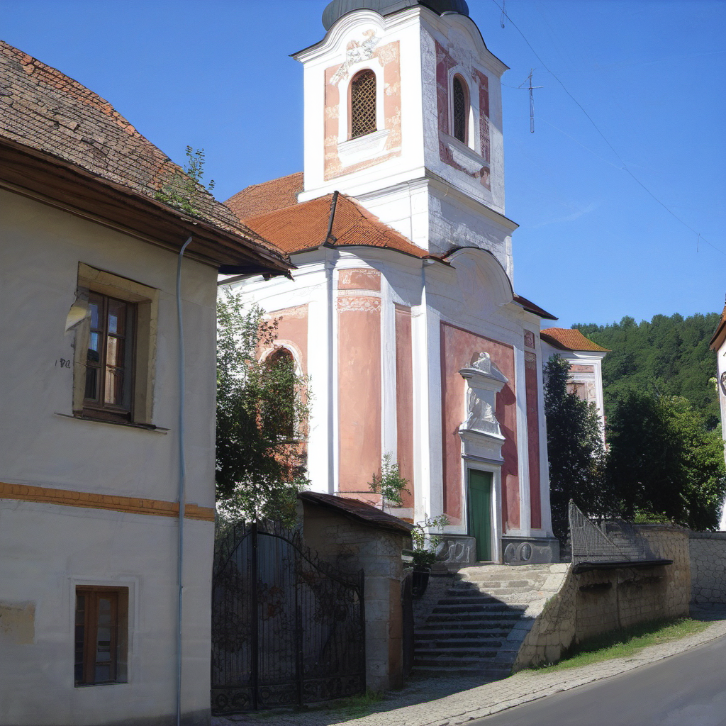 Historická podoba – Kostel svatého Vendelína (Perštejn)