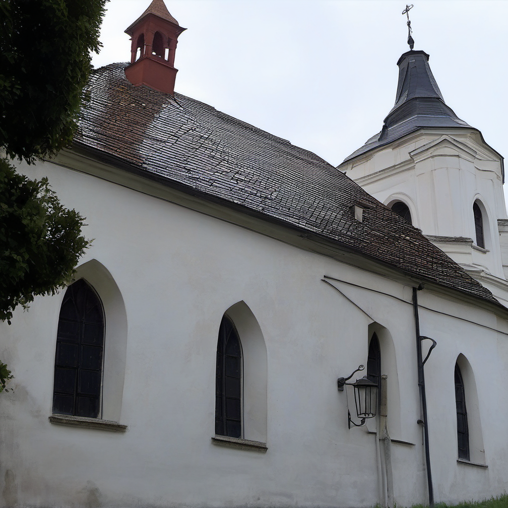 Historická podoba – Kostel Všech svatých (Volyně)