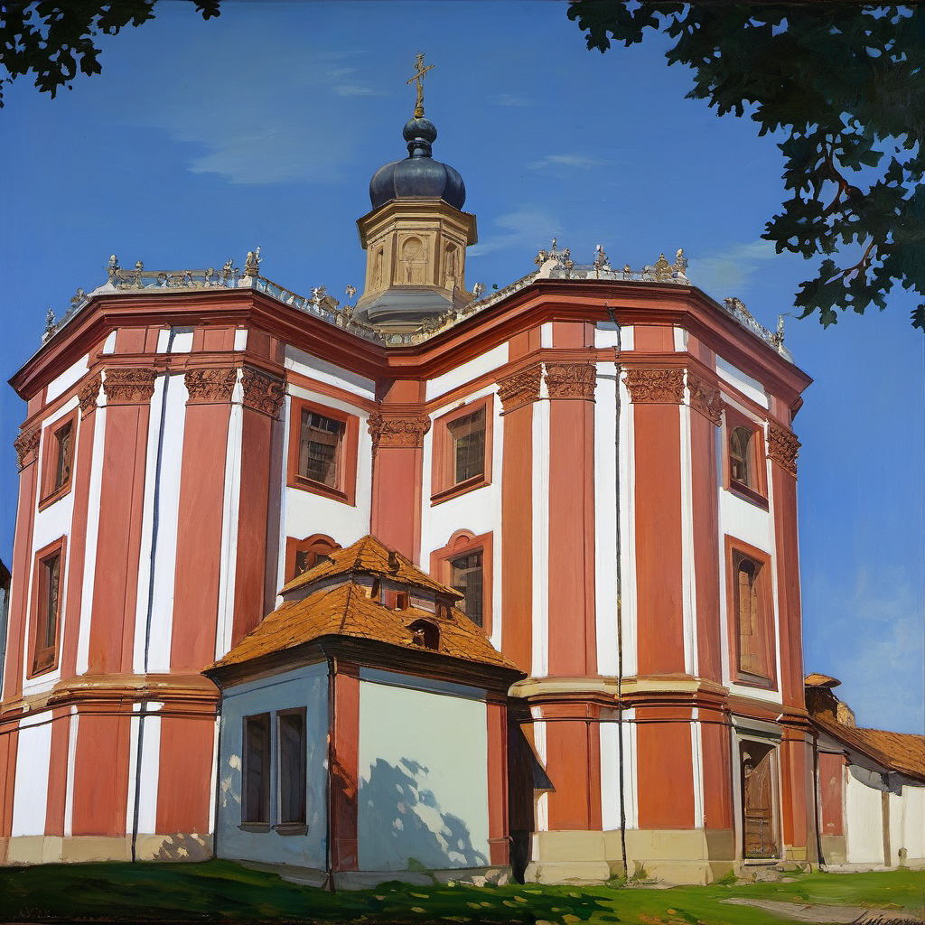 Historická podoba – kostel Zvěstování Panny Marie v Mariánském Týnci