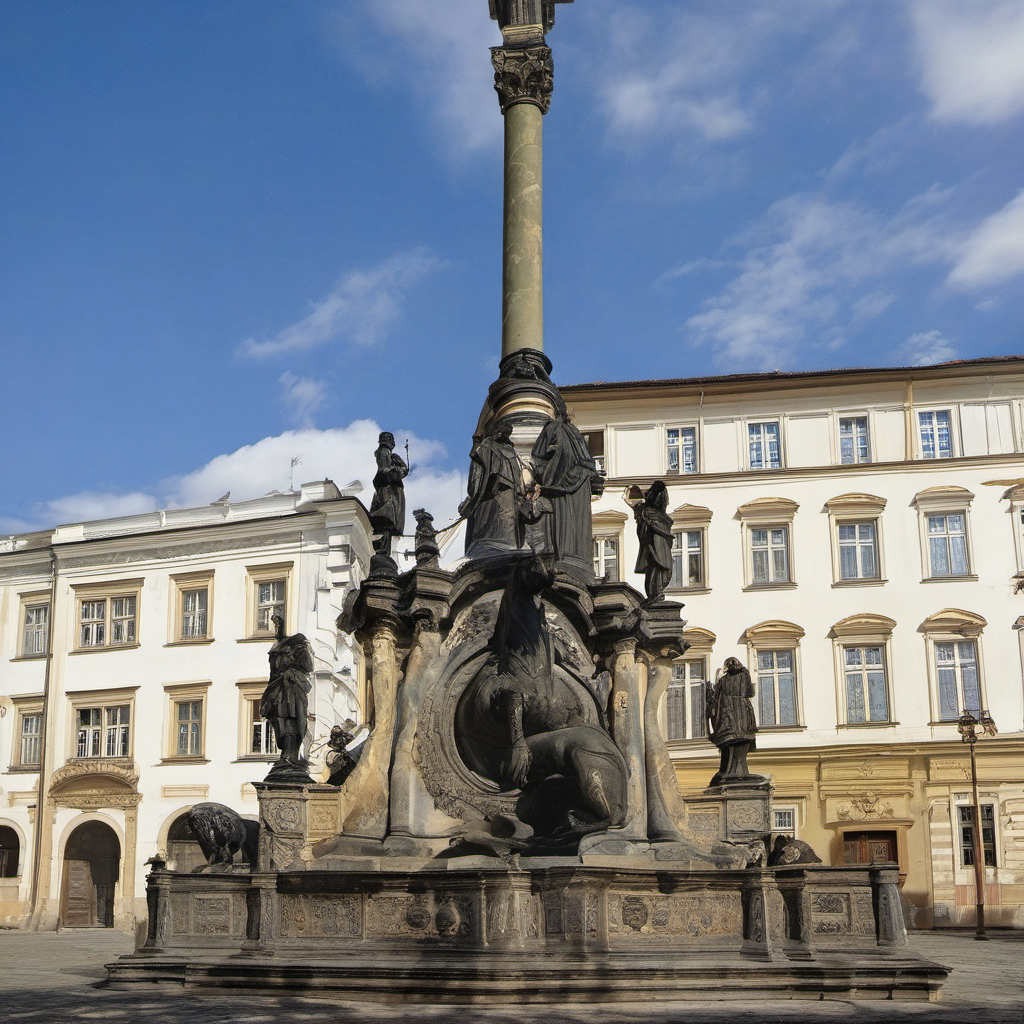 Historická podoba – Mariánský sloup