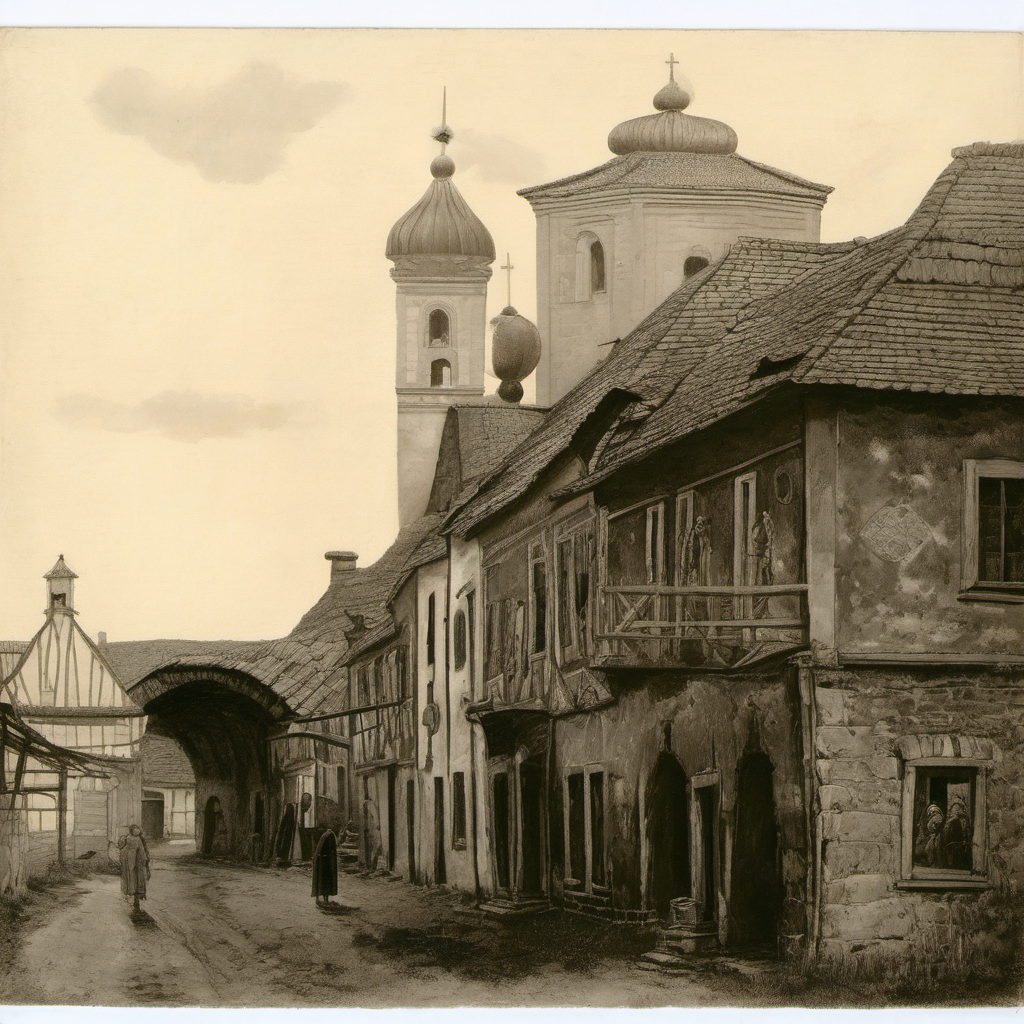 Historická podoba – Minoritský klášter v Mostě