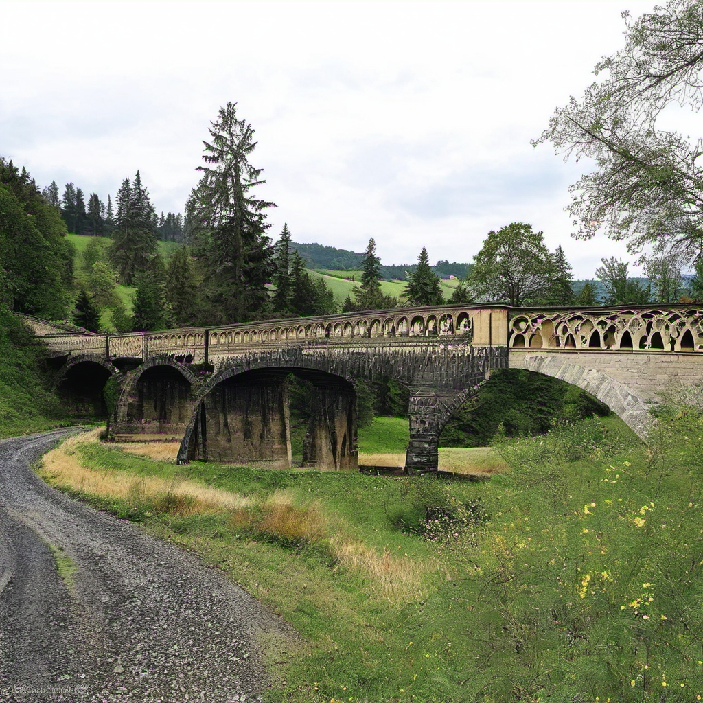 Historická podoba – most Lštění - Čtyřkoly