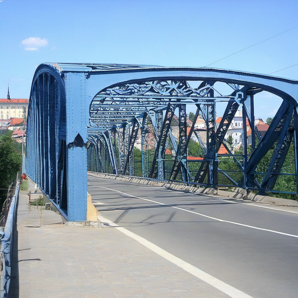 Historická podoba – most přes vršovické seřaďovací nádraží