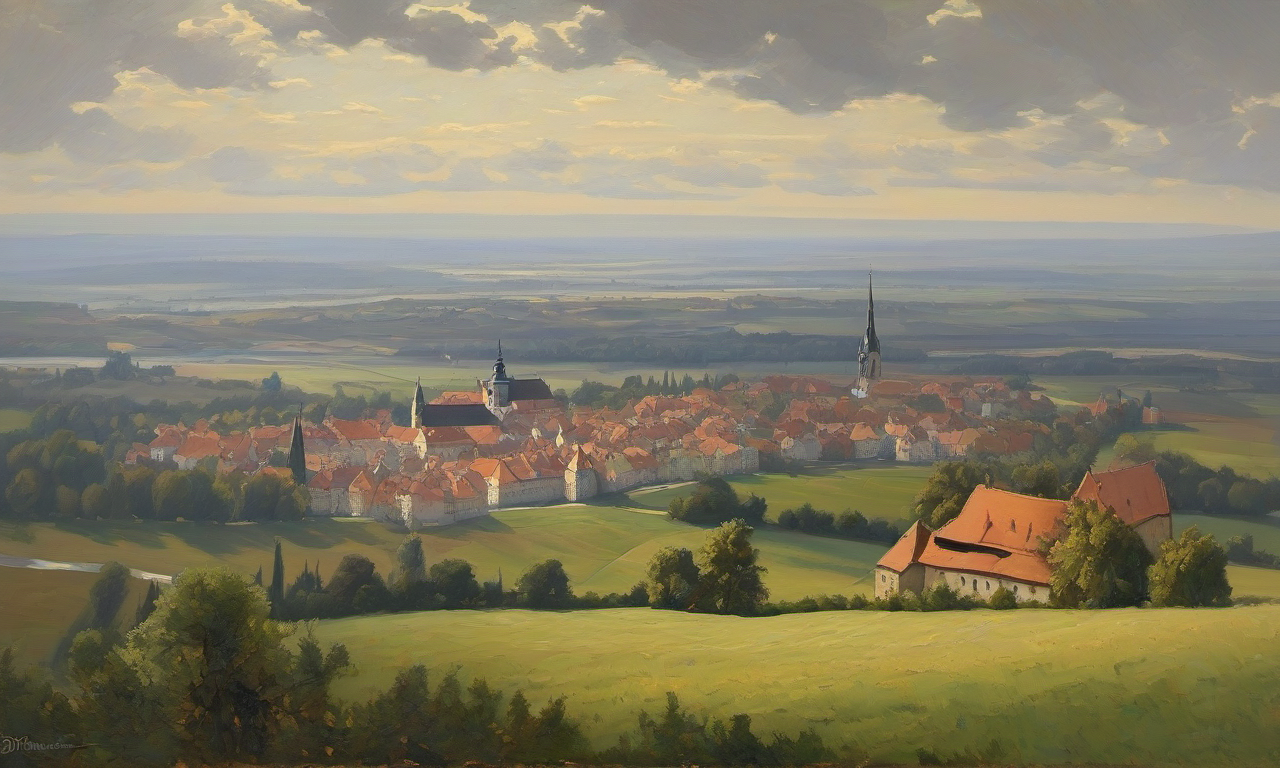 Vyšehradské sady – aerial