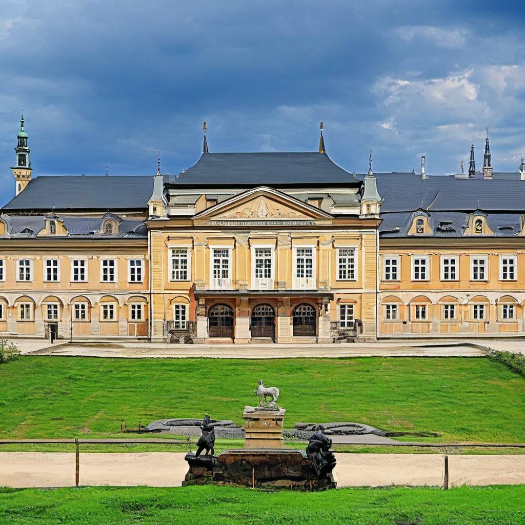 Historická podoba – zámek Dobříš