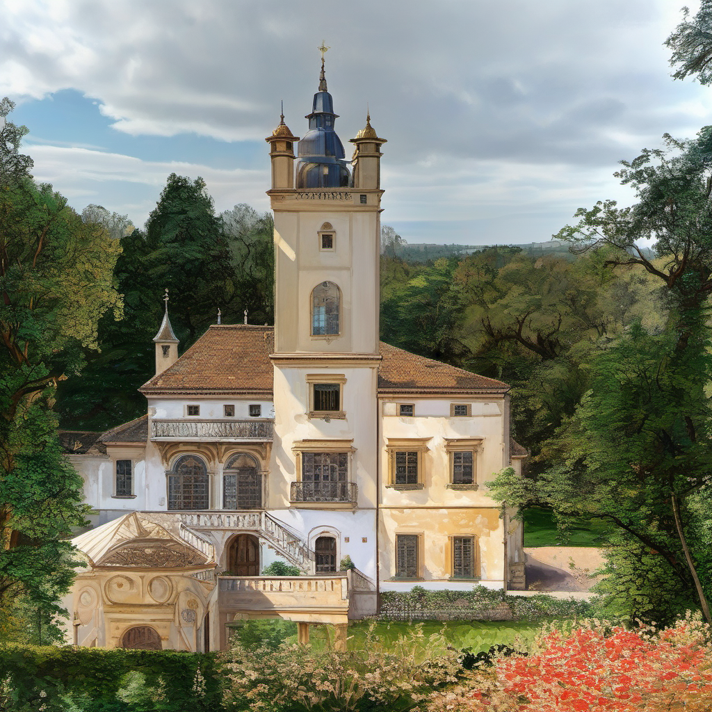 Historická podoba – zámek Kamenice