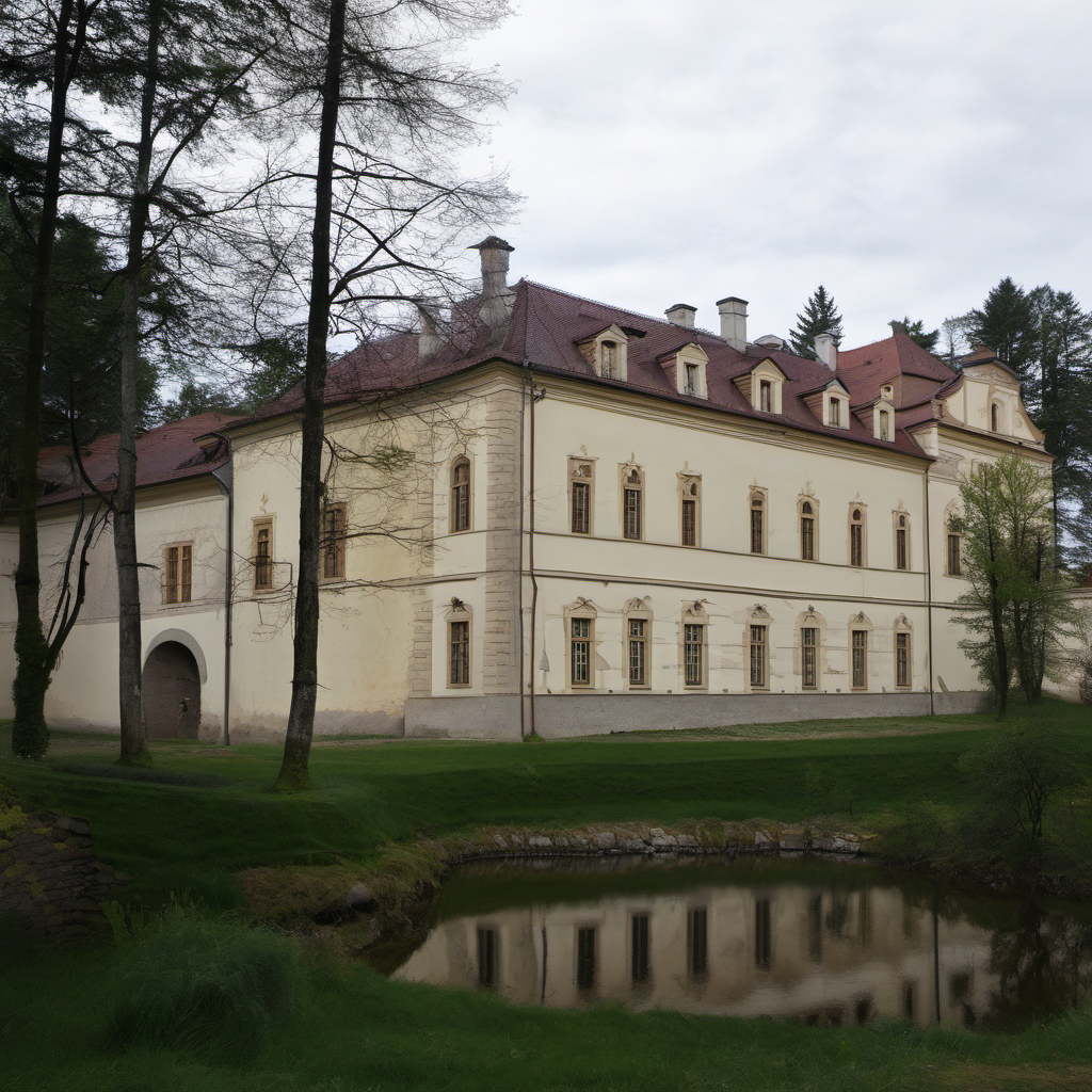 Historická podoba – zámek Kamenný Dvůr