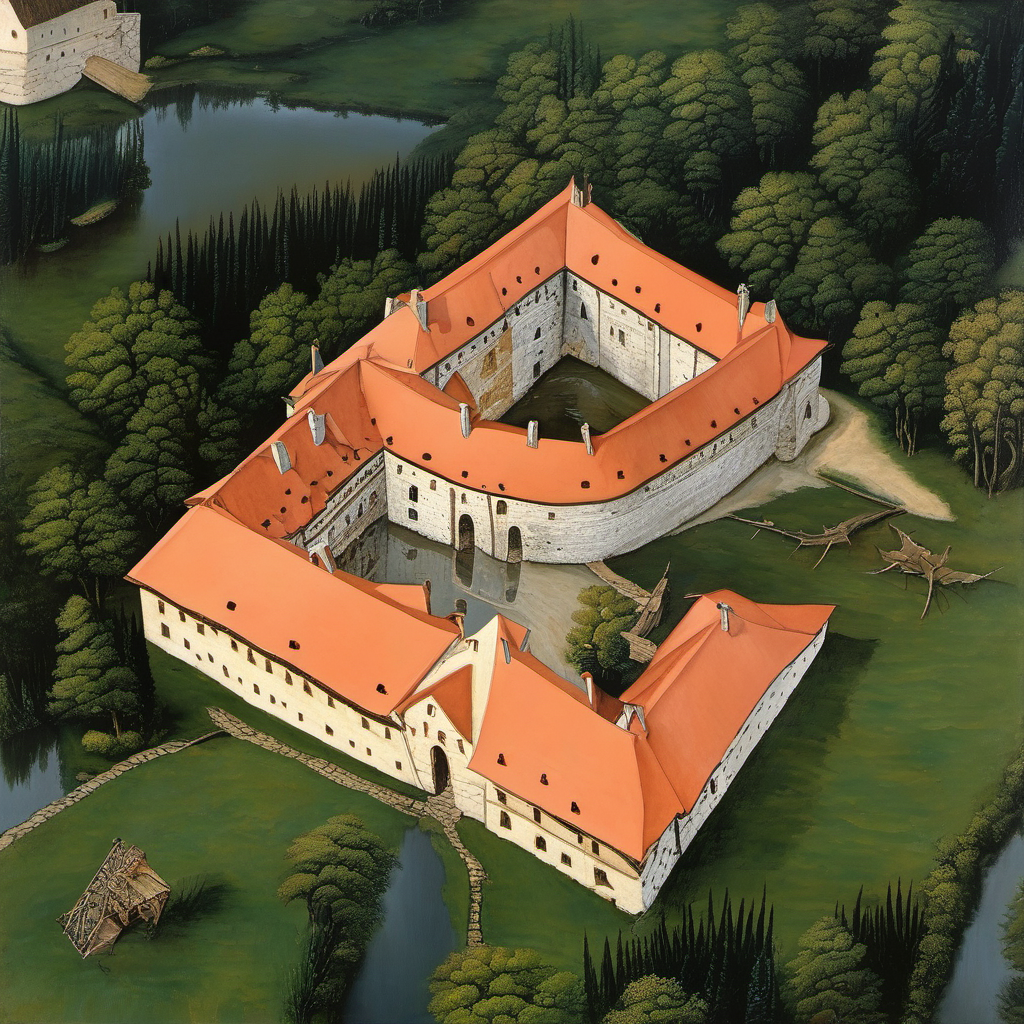 Historická podoba – zámek Komorní Hrádek