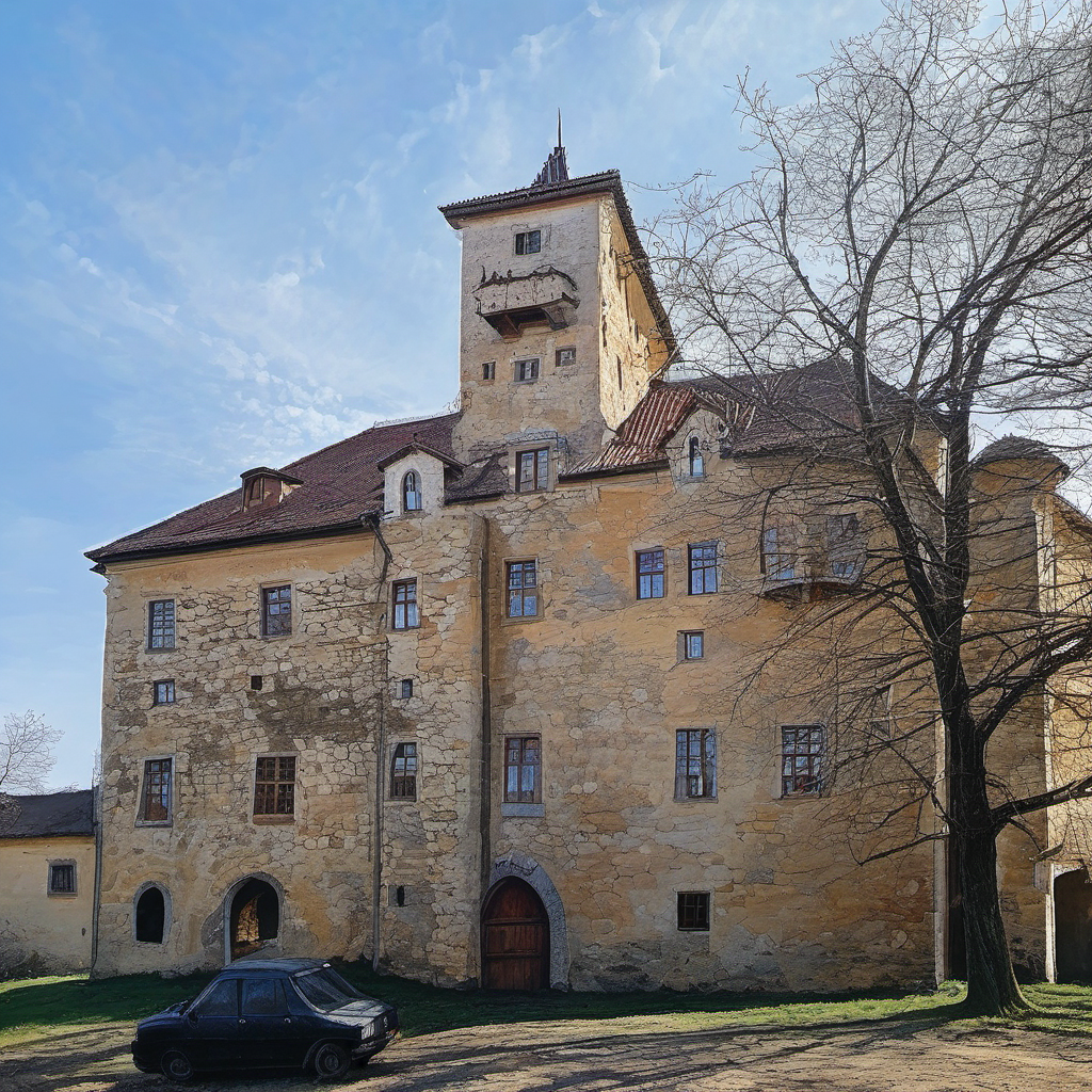 Historická podoba – zámek Kunratice