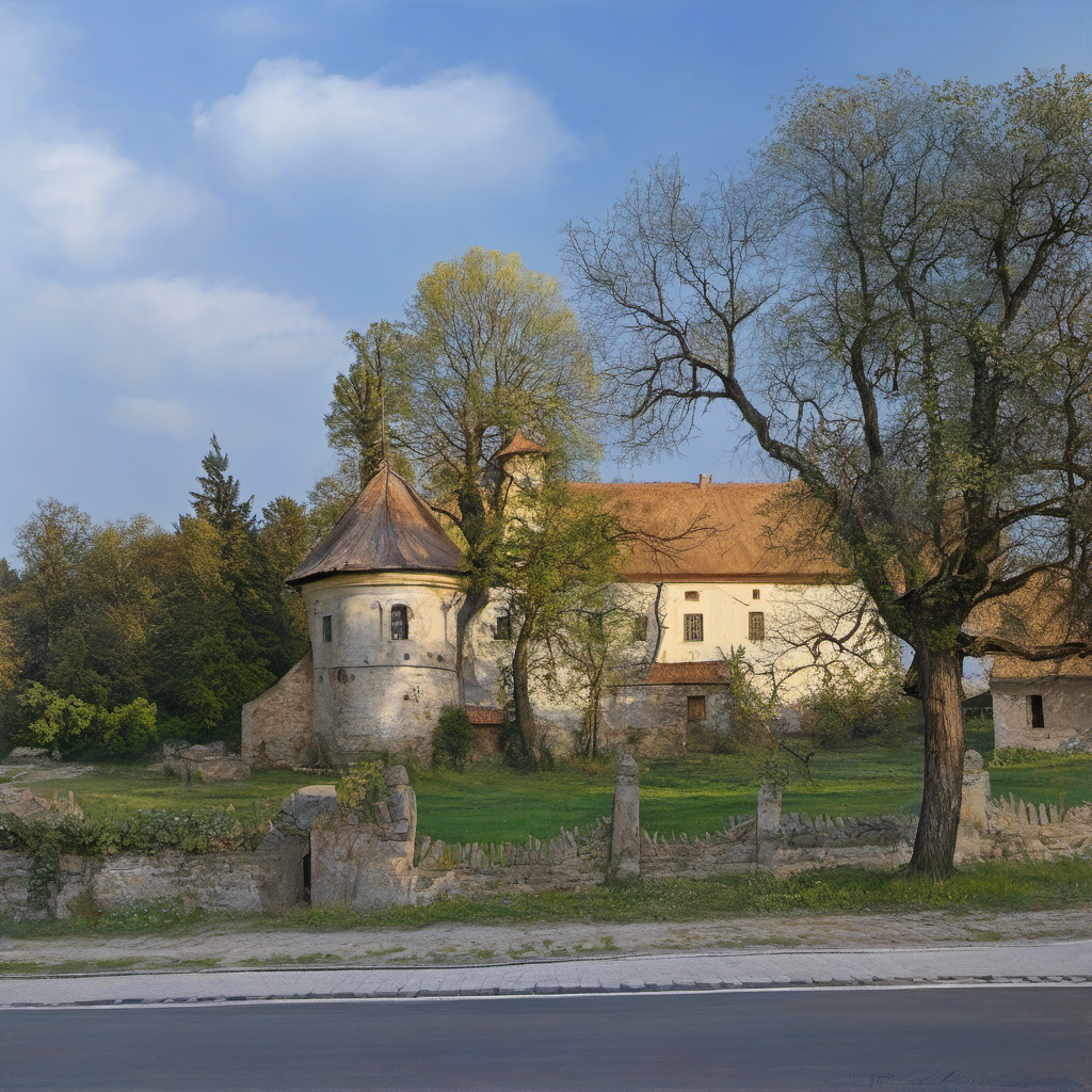 Historická podoba – zámek Nalžovy