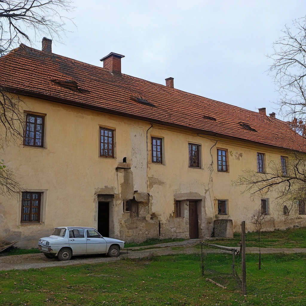 Historická podoba – zámek Obříství