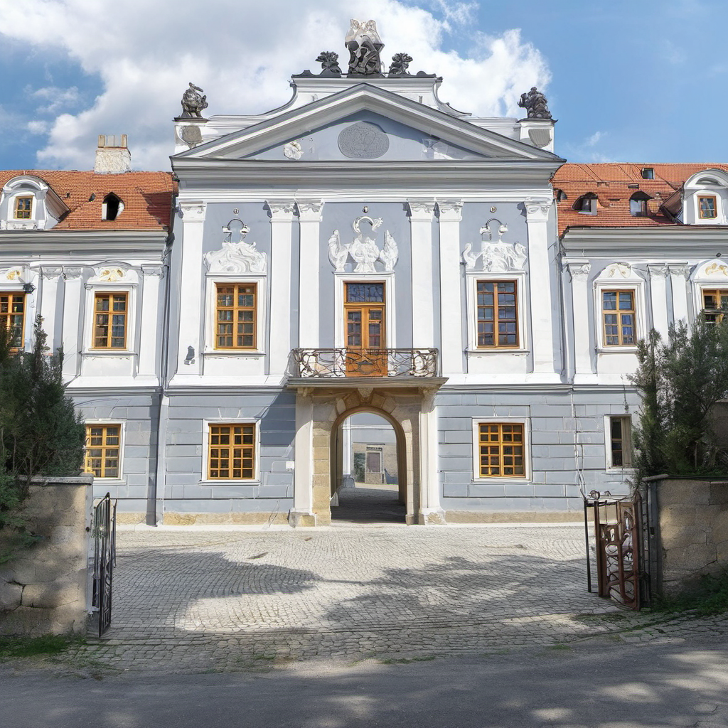 Historická podoba – Zámek Peruc