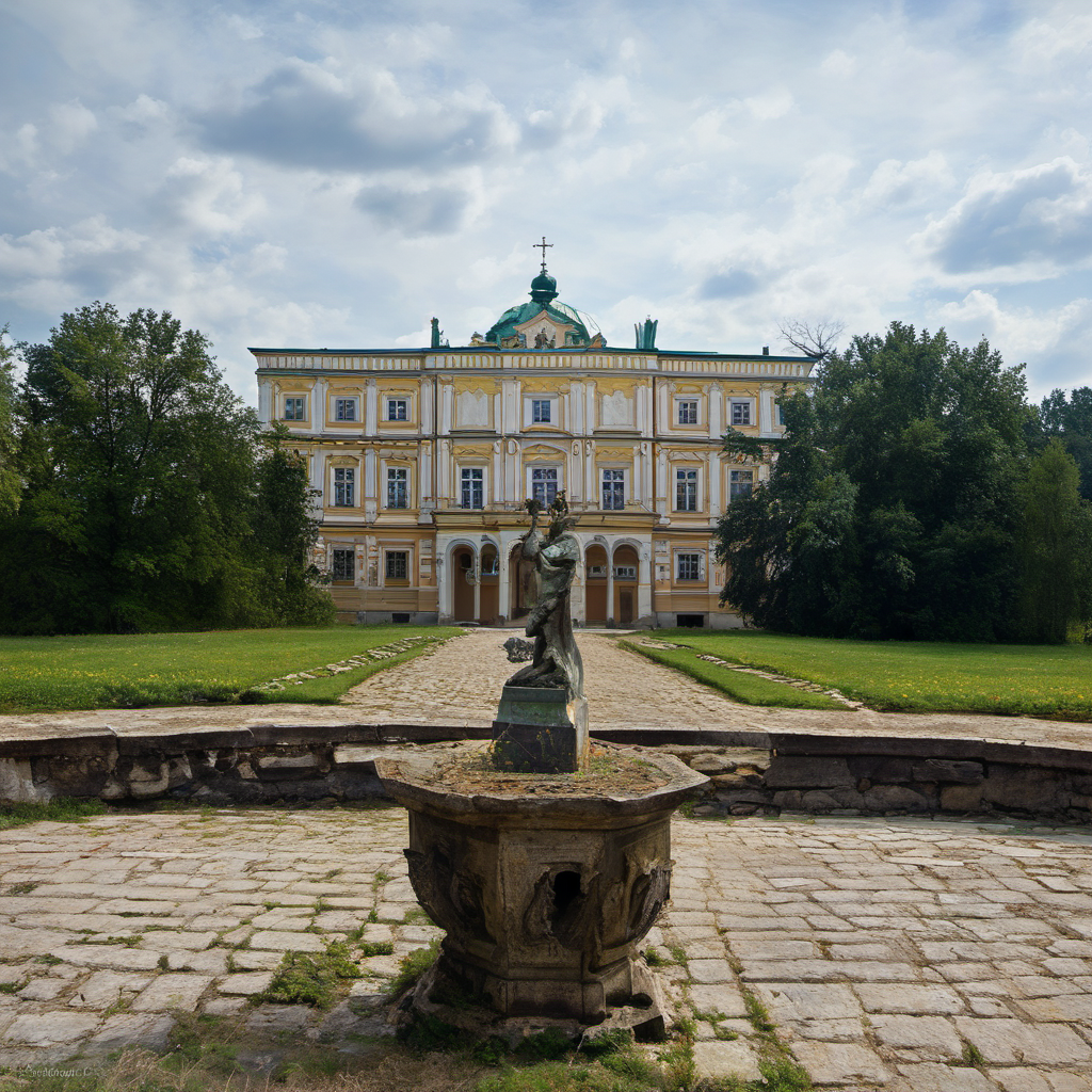 Historická podoba – Zámek Ploskovice