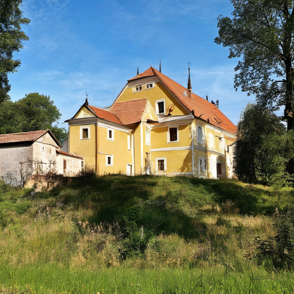 Historická podoba – zámek Velký Valtinov