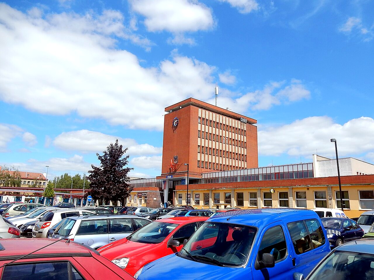 Areál železniční stanice Cheb