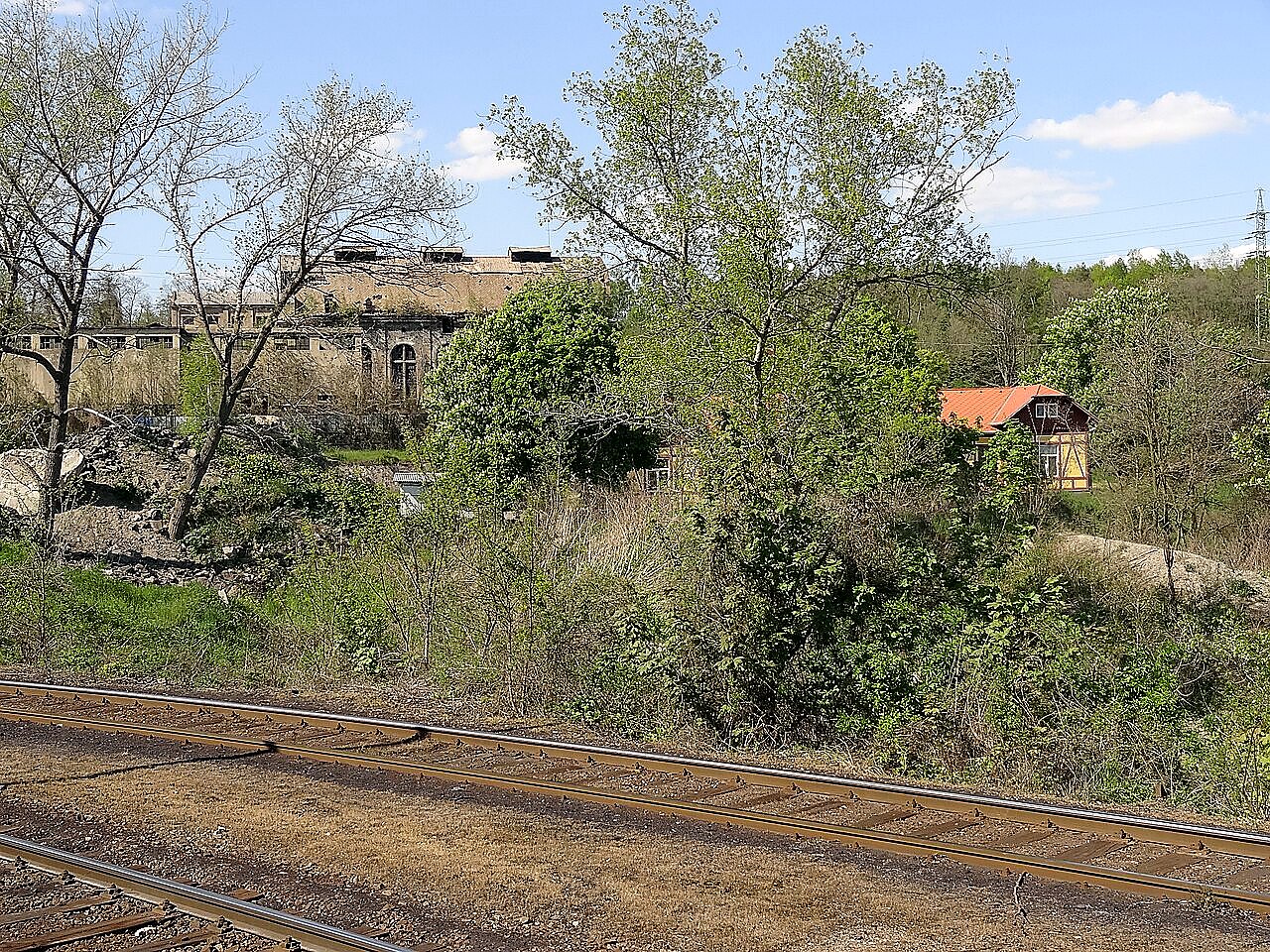 
<span>Budova nákladního nádraží Staré Kladno</span>
