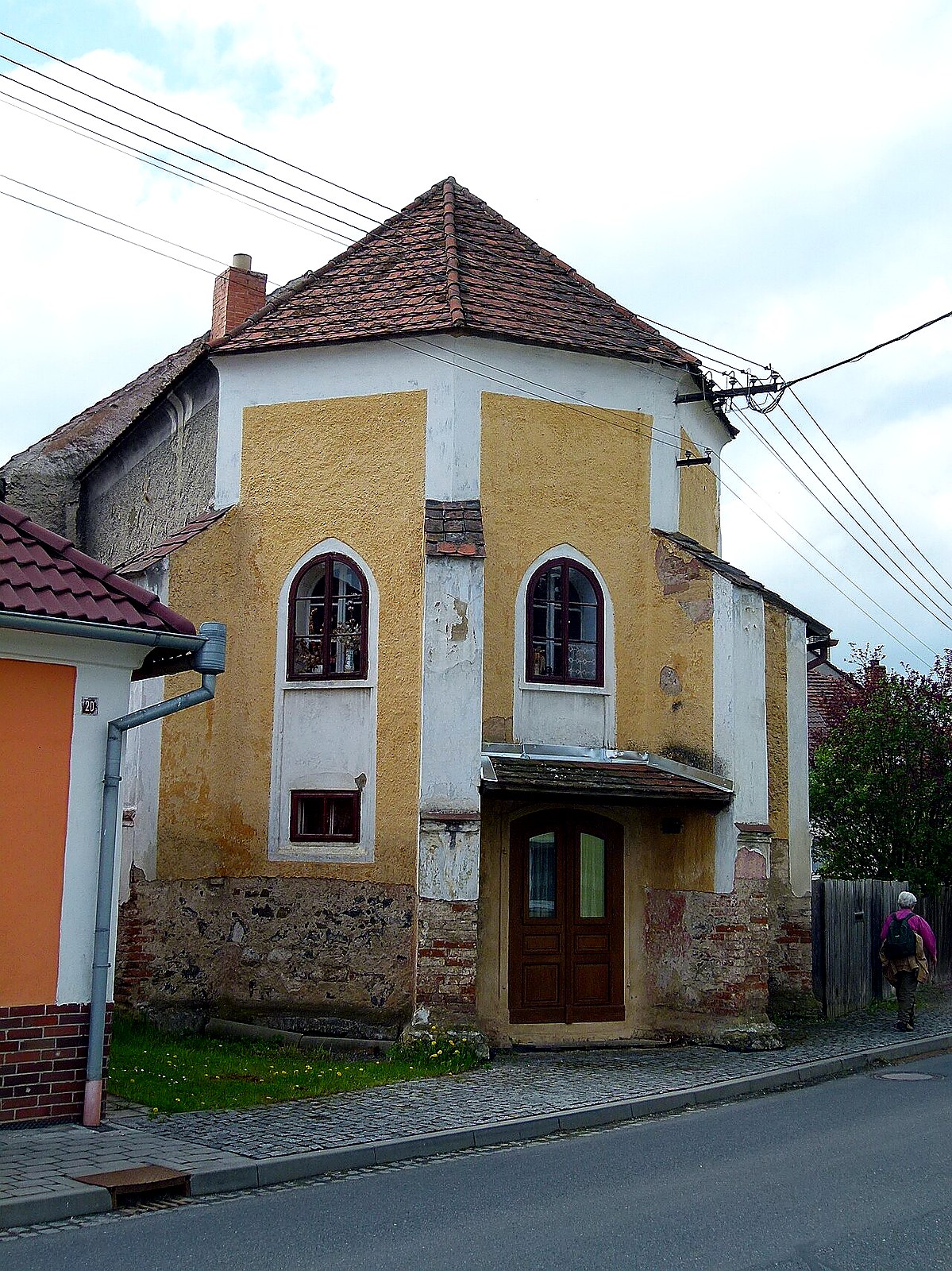 
<span>Bývalý špitální kostel svatého Jana Evangelisty</span>
