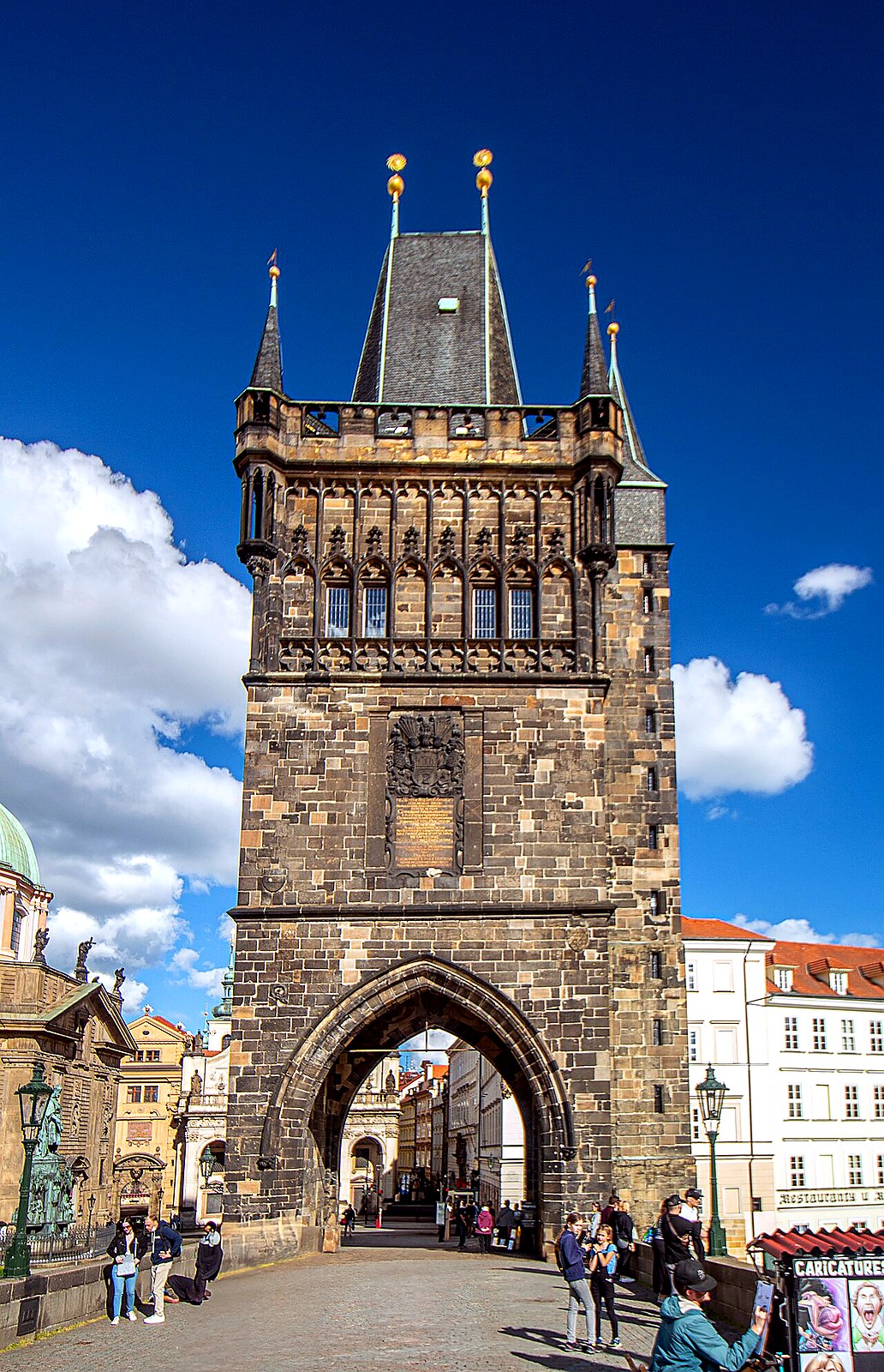 
<span>Staroměstská mostecká věž</span>
