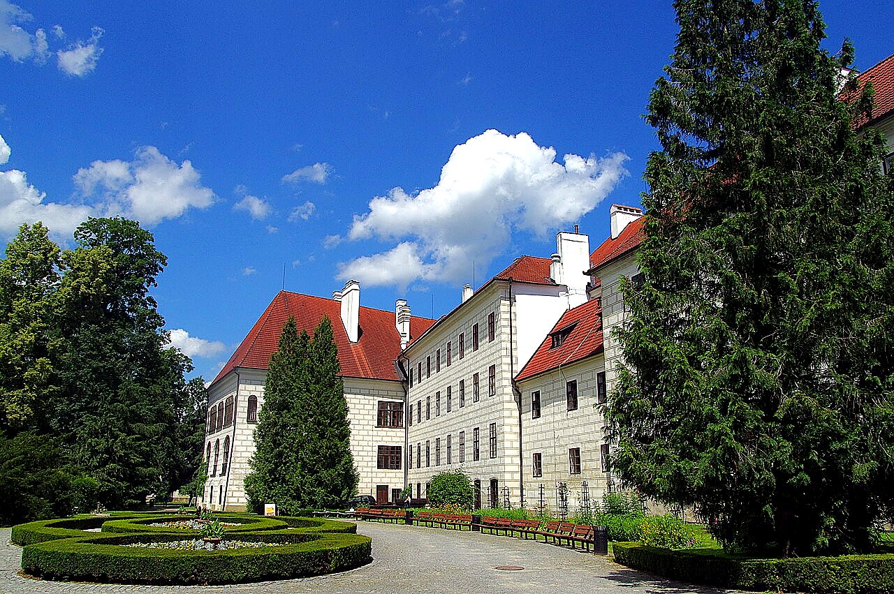 
<span>zámecký park v Třeboni</span>
