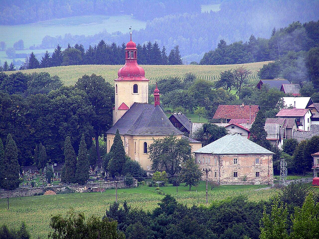 
<span>Kostel Nejsvětější Trojice (Bzí)</span>
