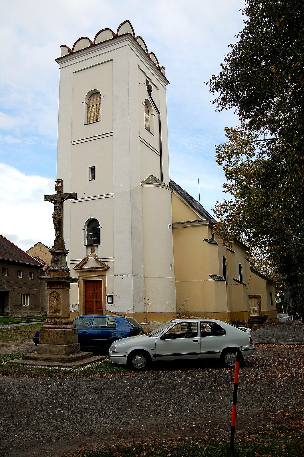
<span>kostel svaté Barbory (Chvalkovice)</span>
