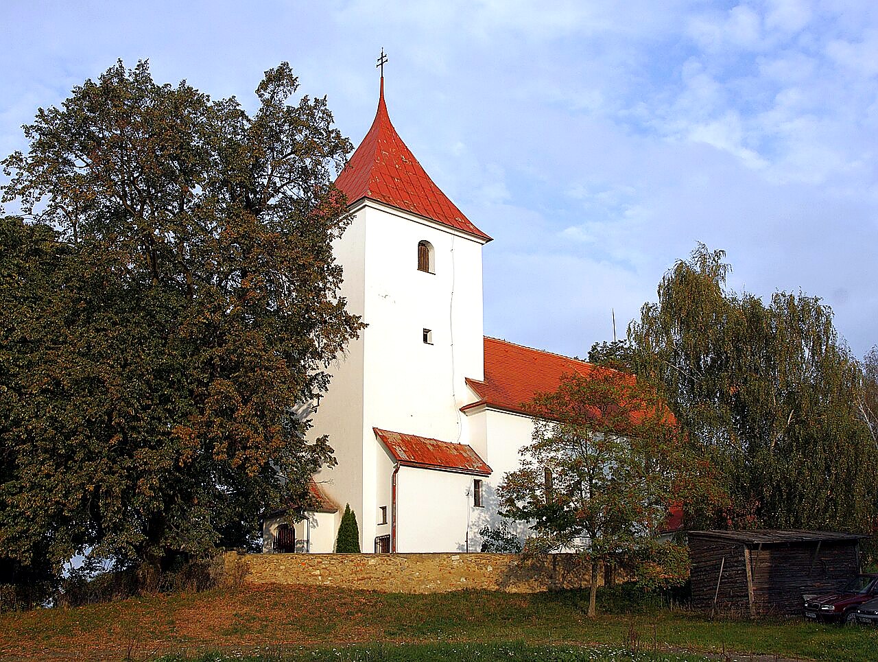 
<span>kostel svatého Jiří (Olší)</span>
