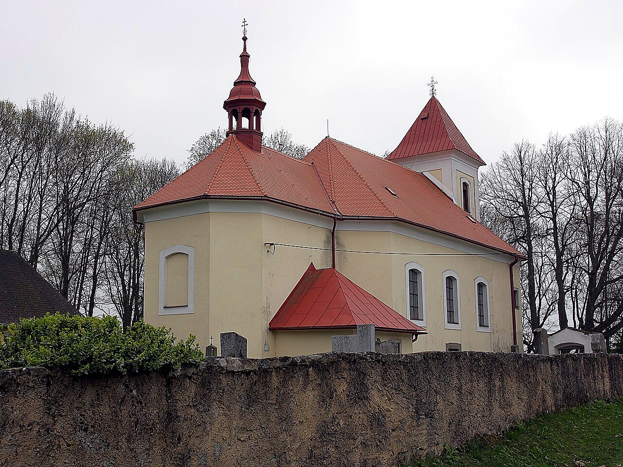 
<span>kostel svatého Václava (Branišov)</span>
