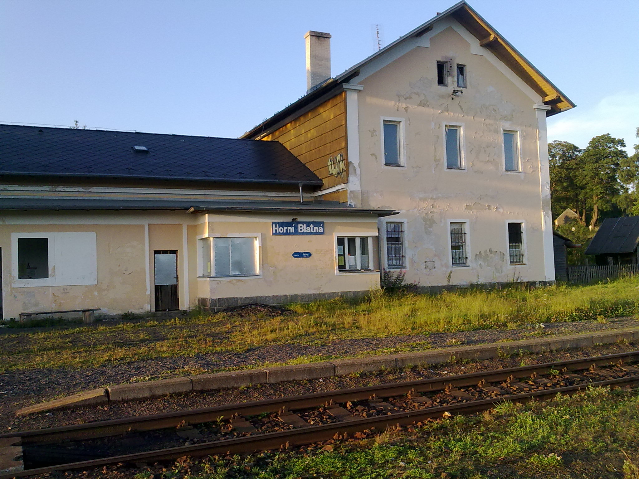 Dnešní pohled – Blatenský vodní příkop