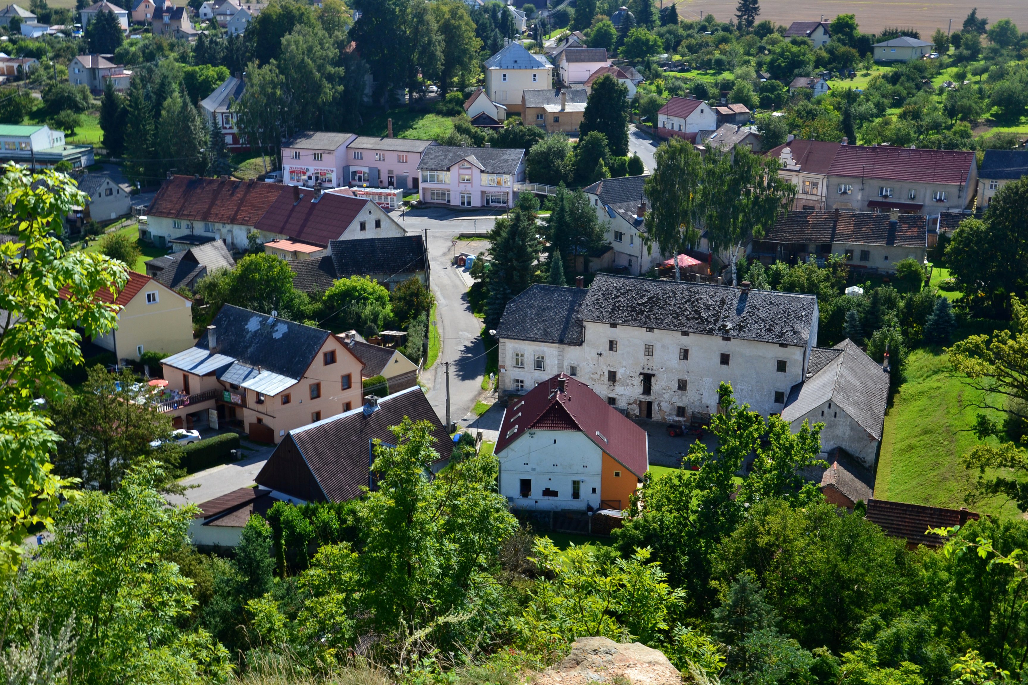 Dnešní pohled – Dolní Bělá
