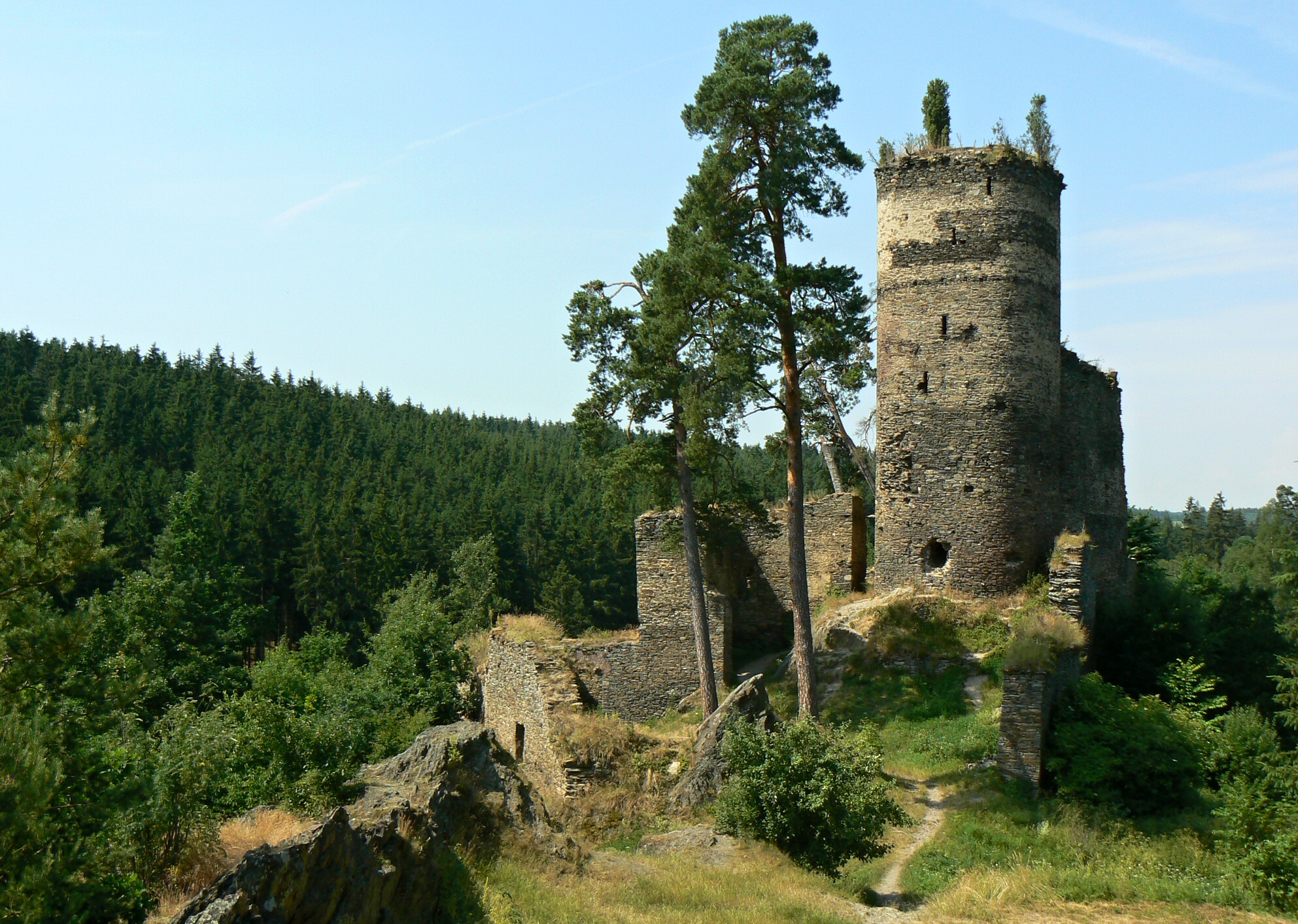 Dnešní pohled – Gutštejn