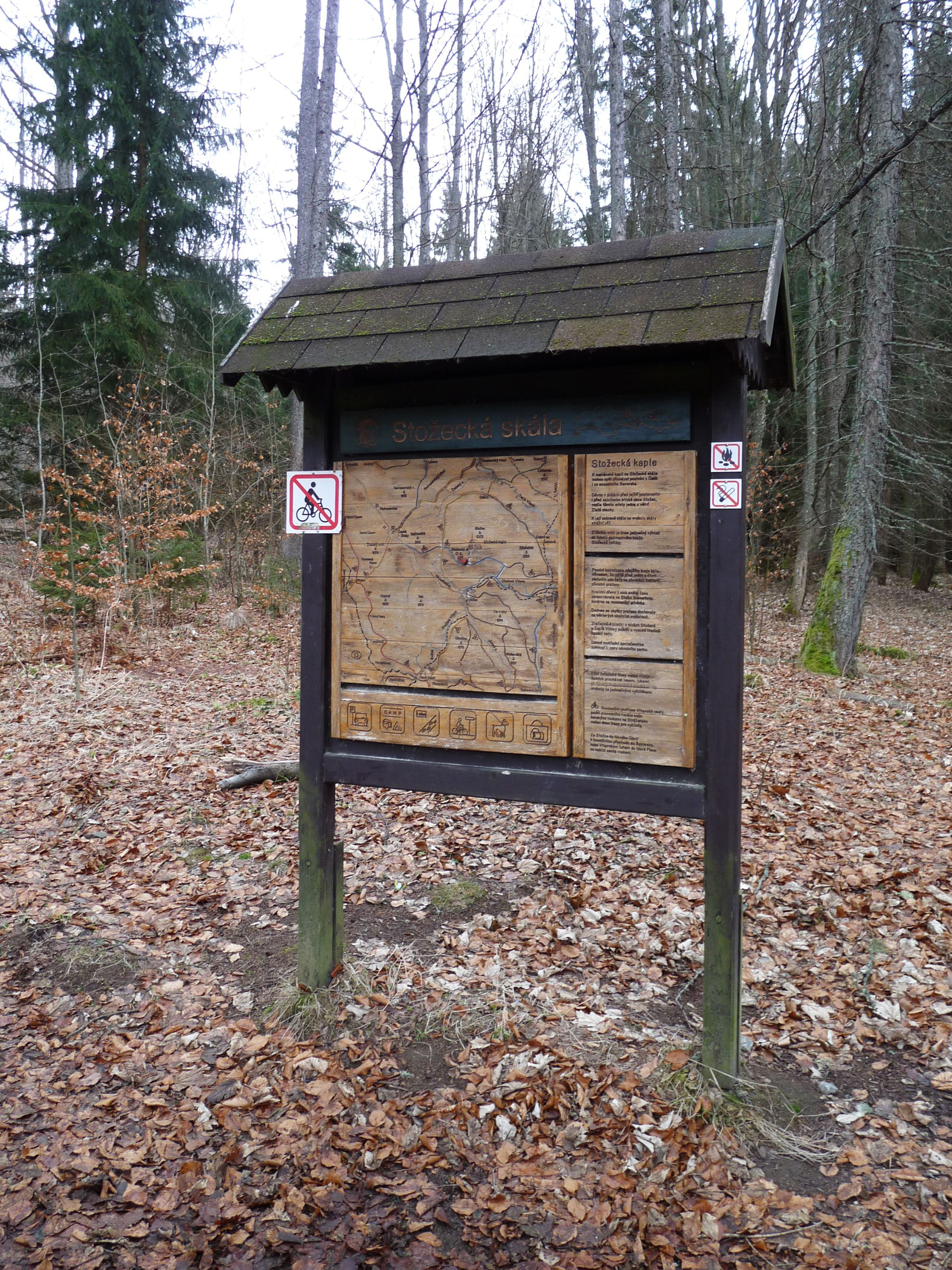 Dnešní pohled – Hrad na Stožecké skále