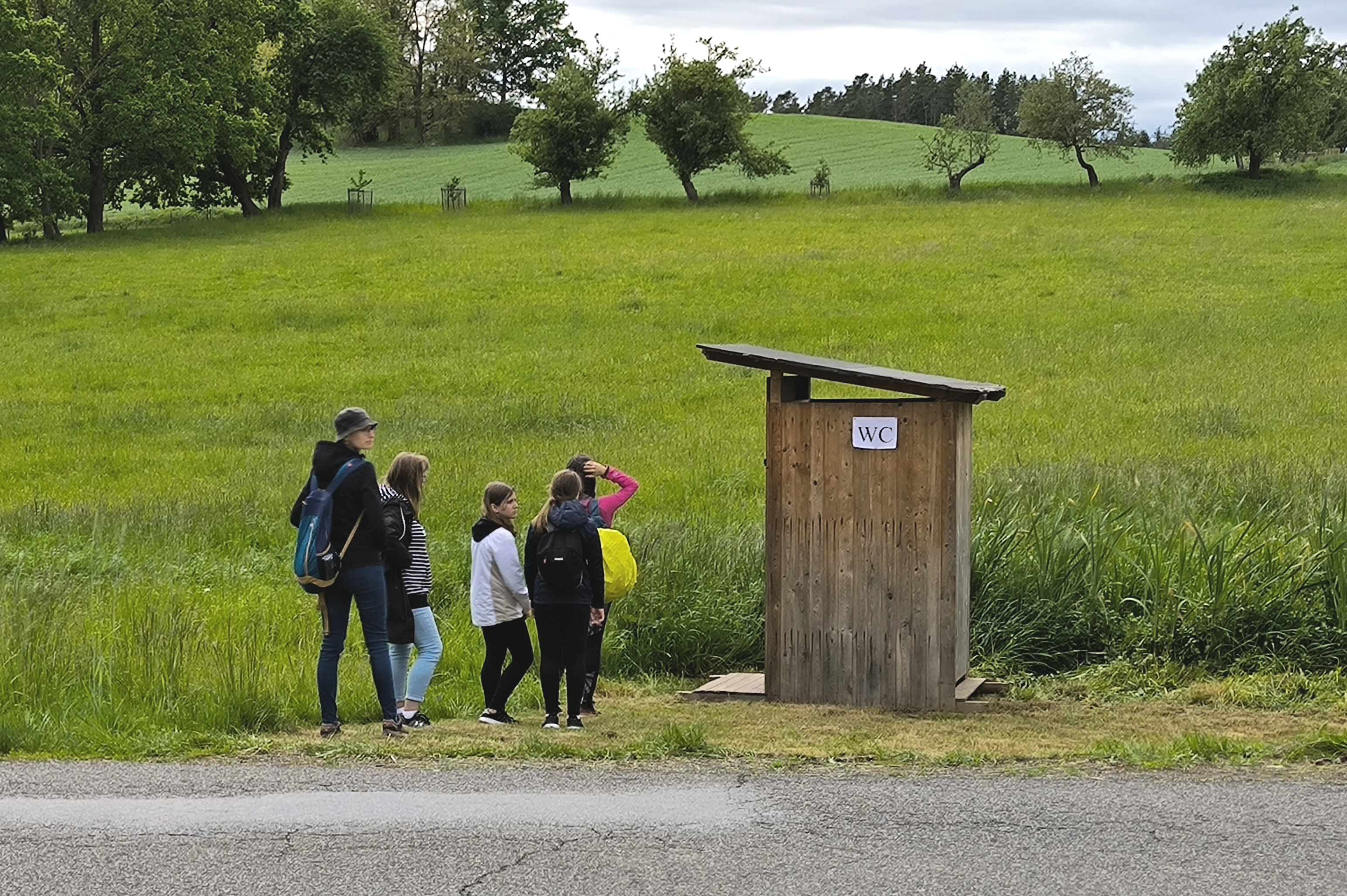 Dnešní pohled – Vysoký Chlumec