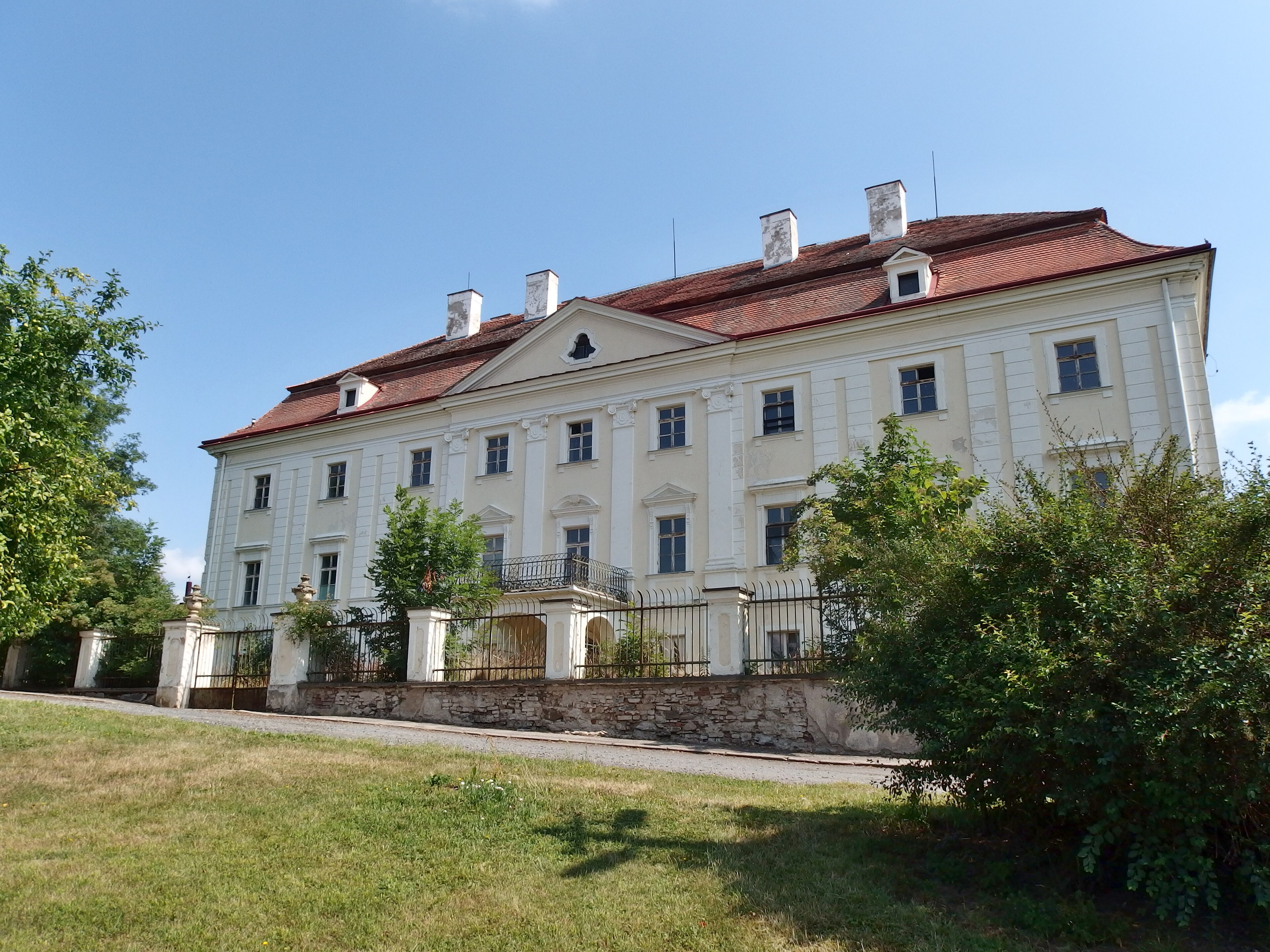 Dnešní pohled – Zámek Tulešice