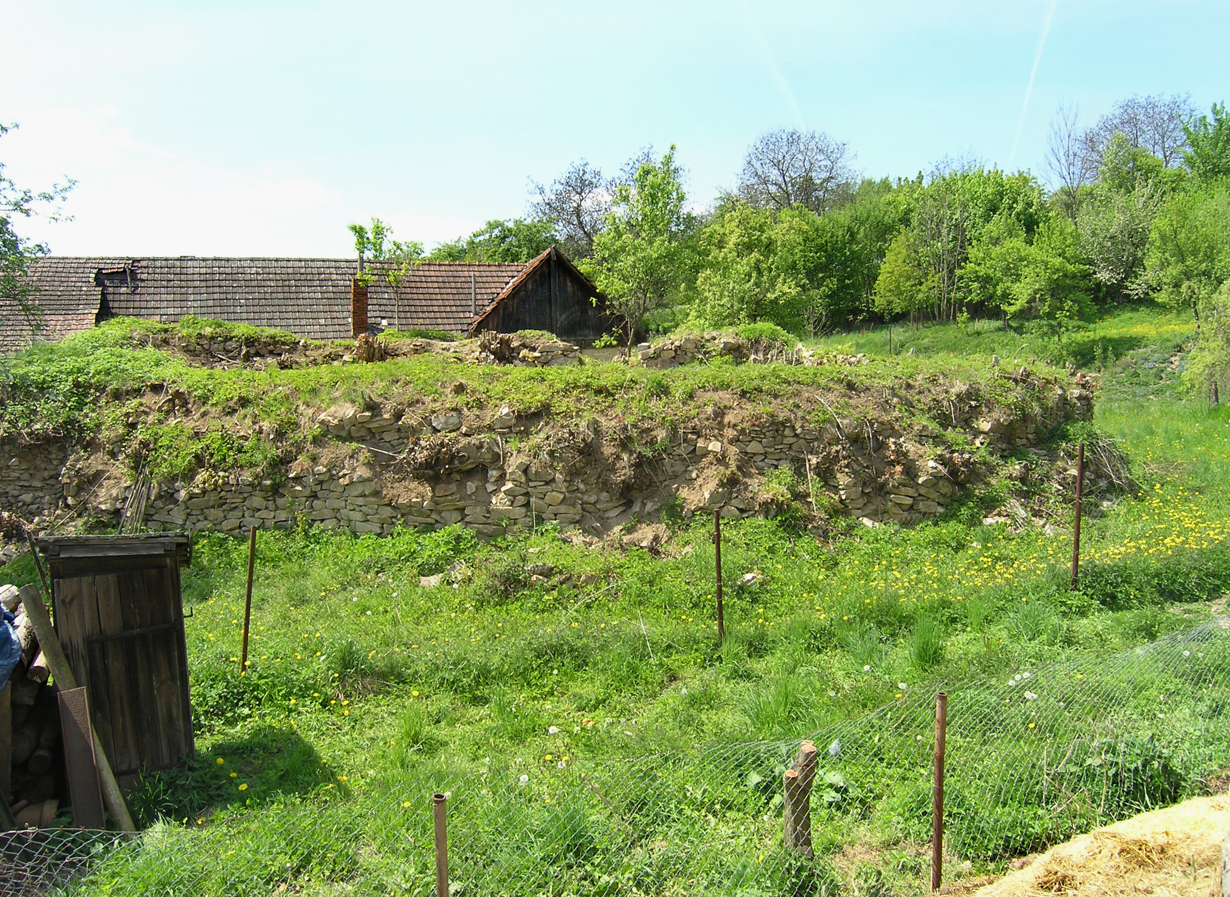 Dnešní pohled – tvrz Martinice