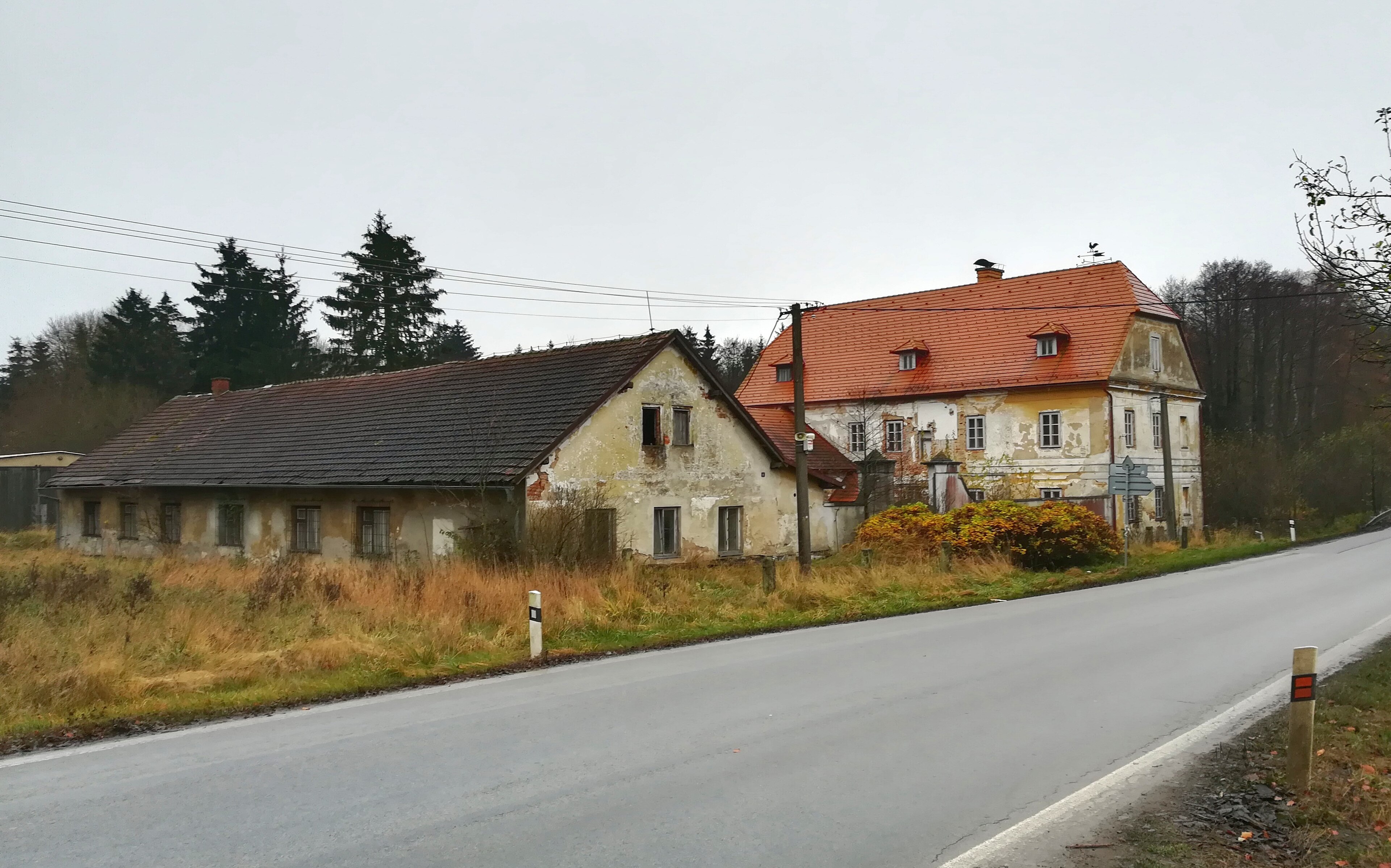 Dnešní pohled – zámek Zahradiště