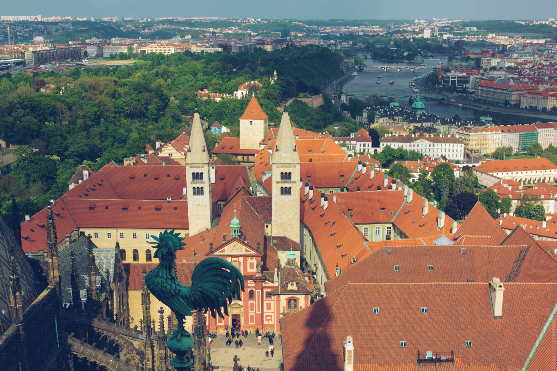 Dnešní pohled – Jízdárna Pražského hradu