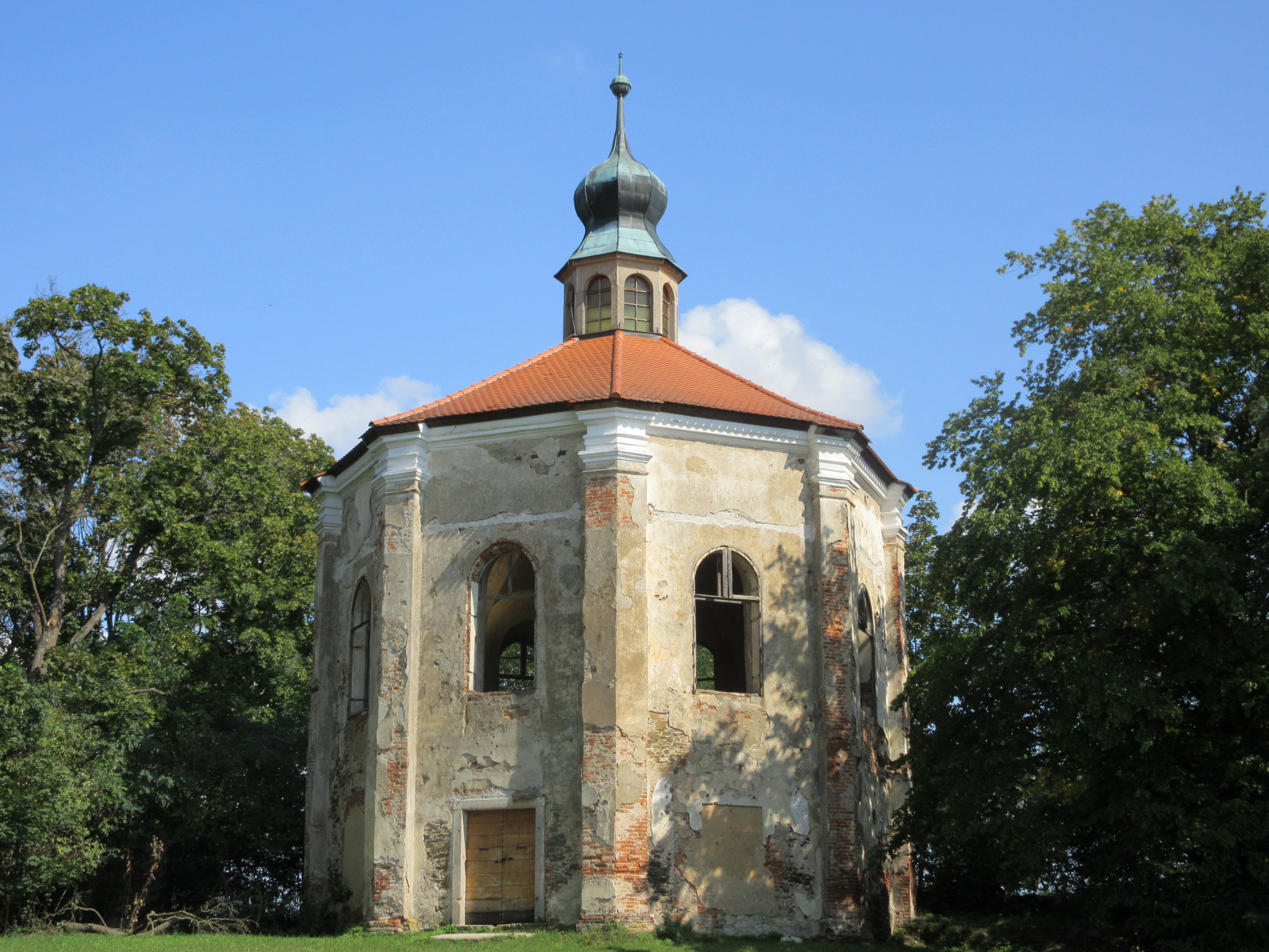Dnešní pohled – Loretánská kaple v Horšovském Týně
