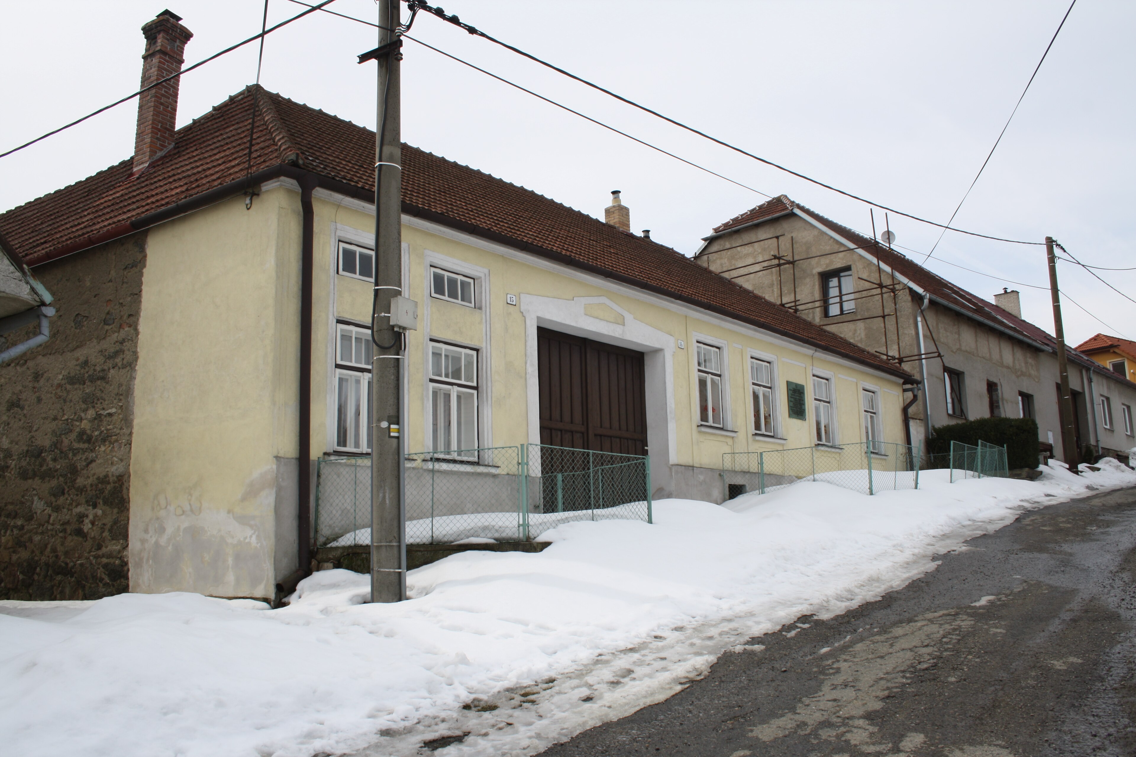 Dnešní pohled – Rodný dům L. Svobody