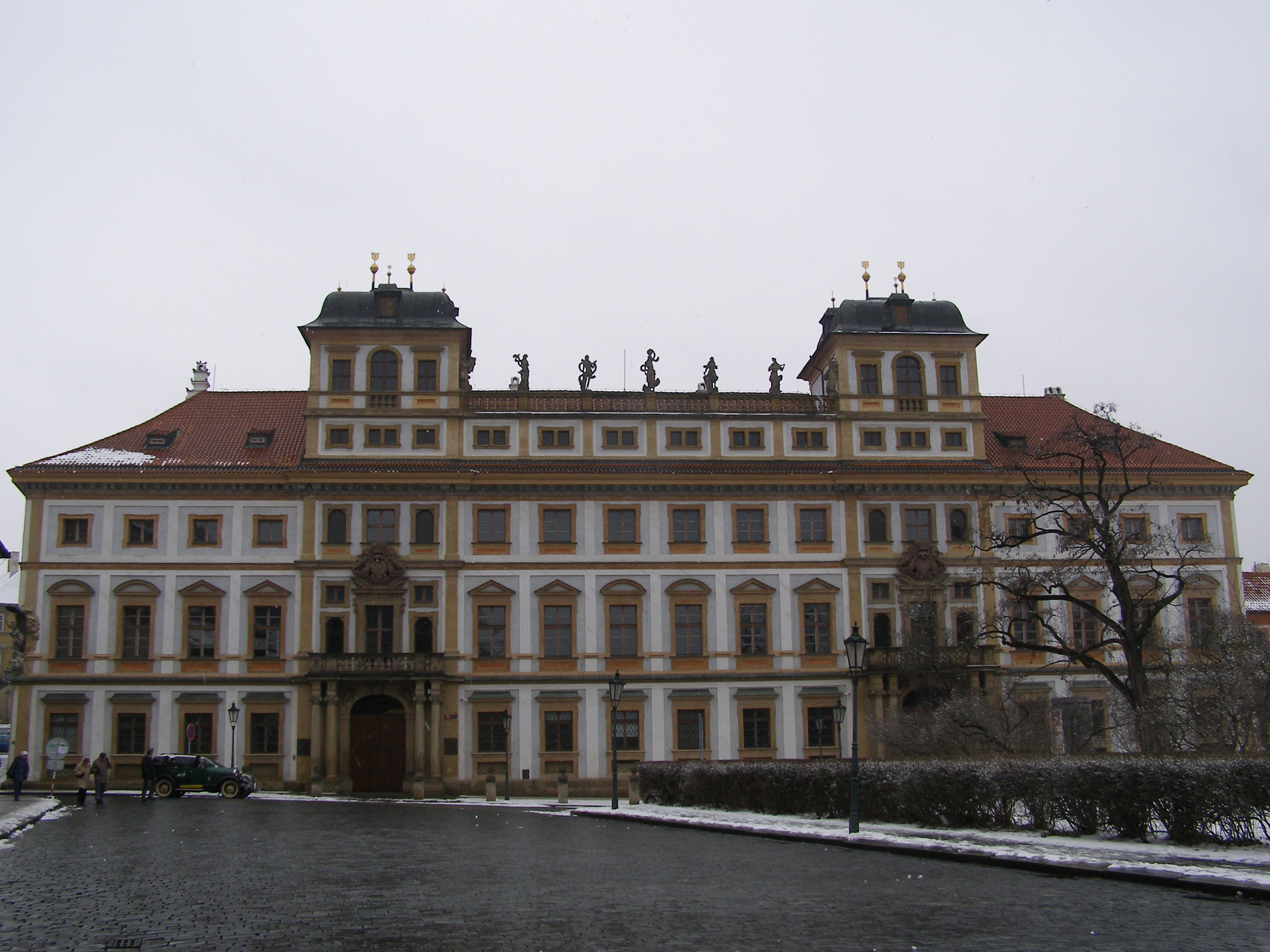 Dnešní pohled – Toskánský palác v Praze