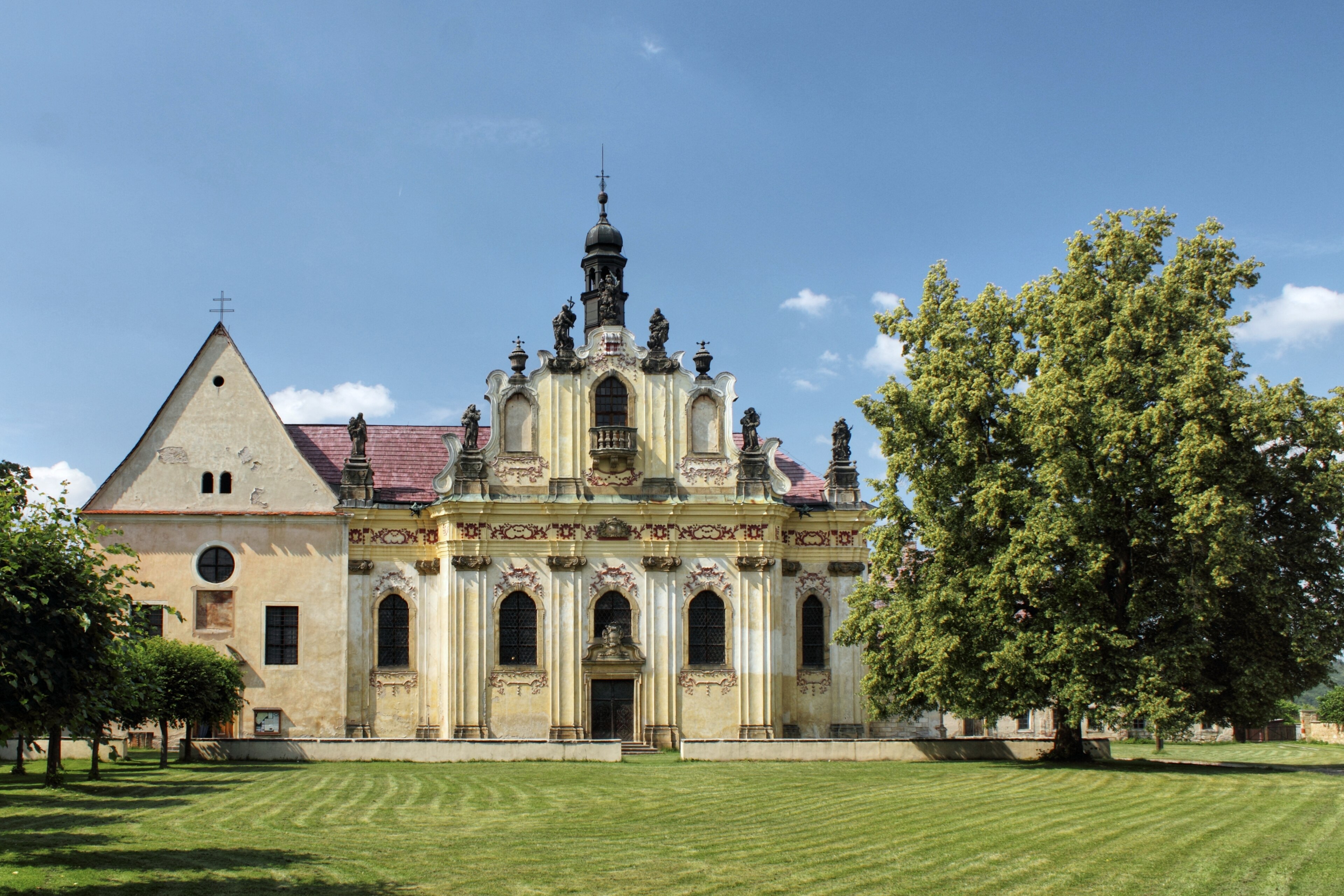 Dnešní pohled – kapucínský klášter v Mnichově Hradišti