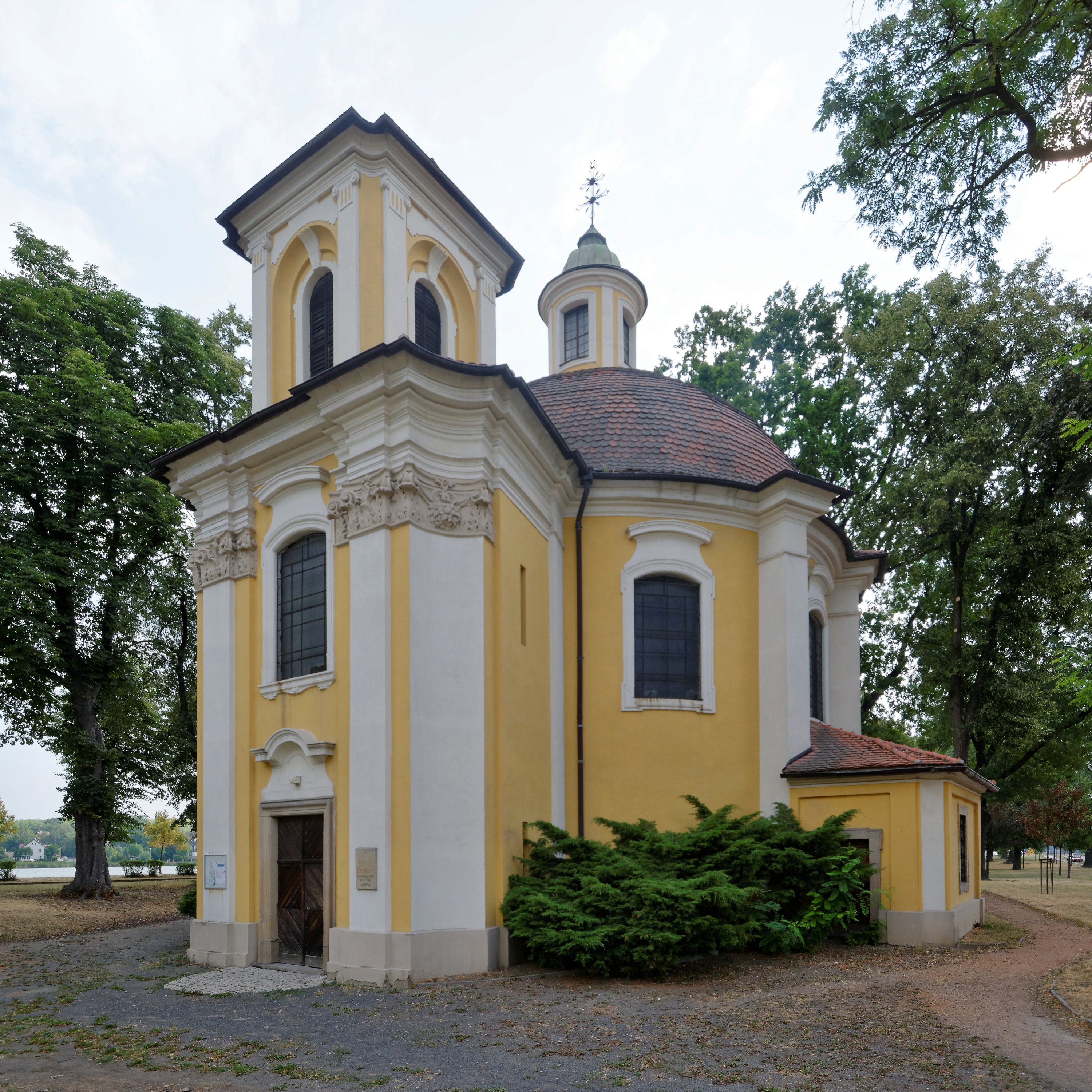 Dnešní pohled – Kaple svaté Barbory (Duchcov)