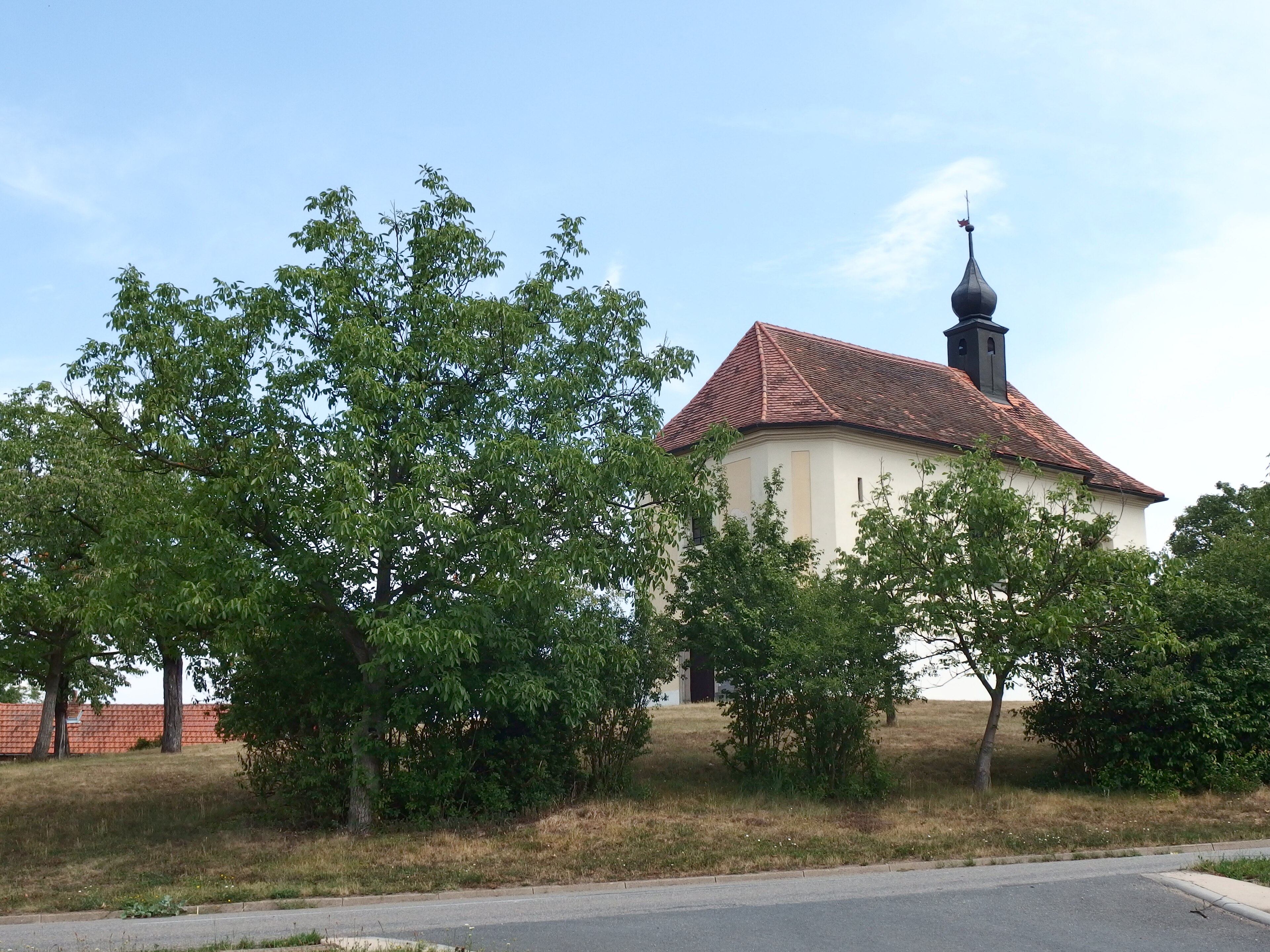 Dnešní pohled – Kaple svatého Floriana (Tulešice)