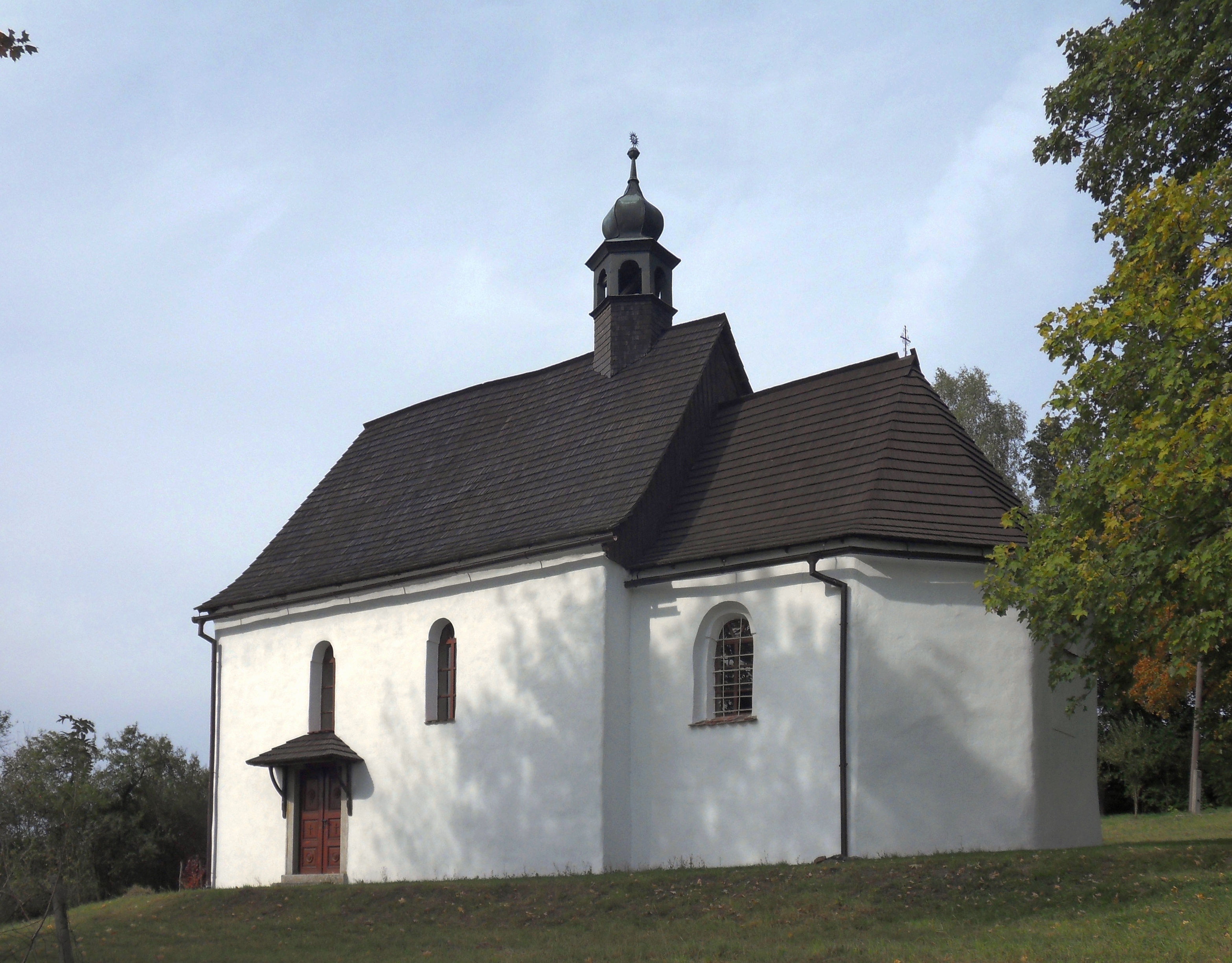 Dnešní pohled – Kaple svatého Václava (Brůdek)